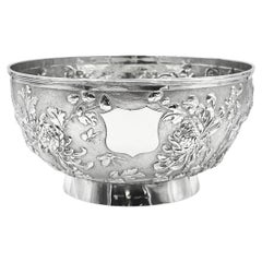 Chinese Export Silver Bowl