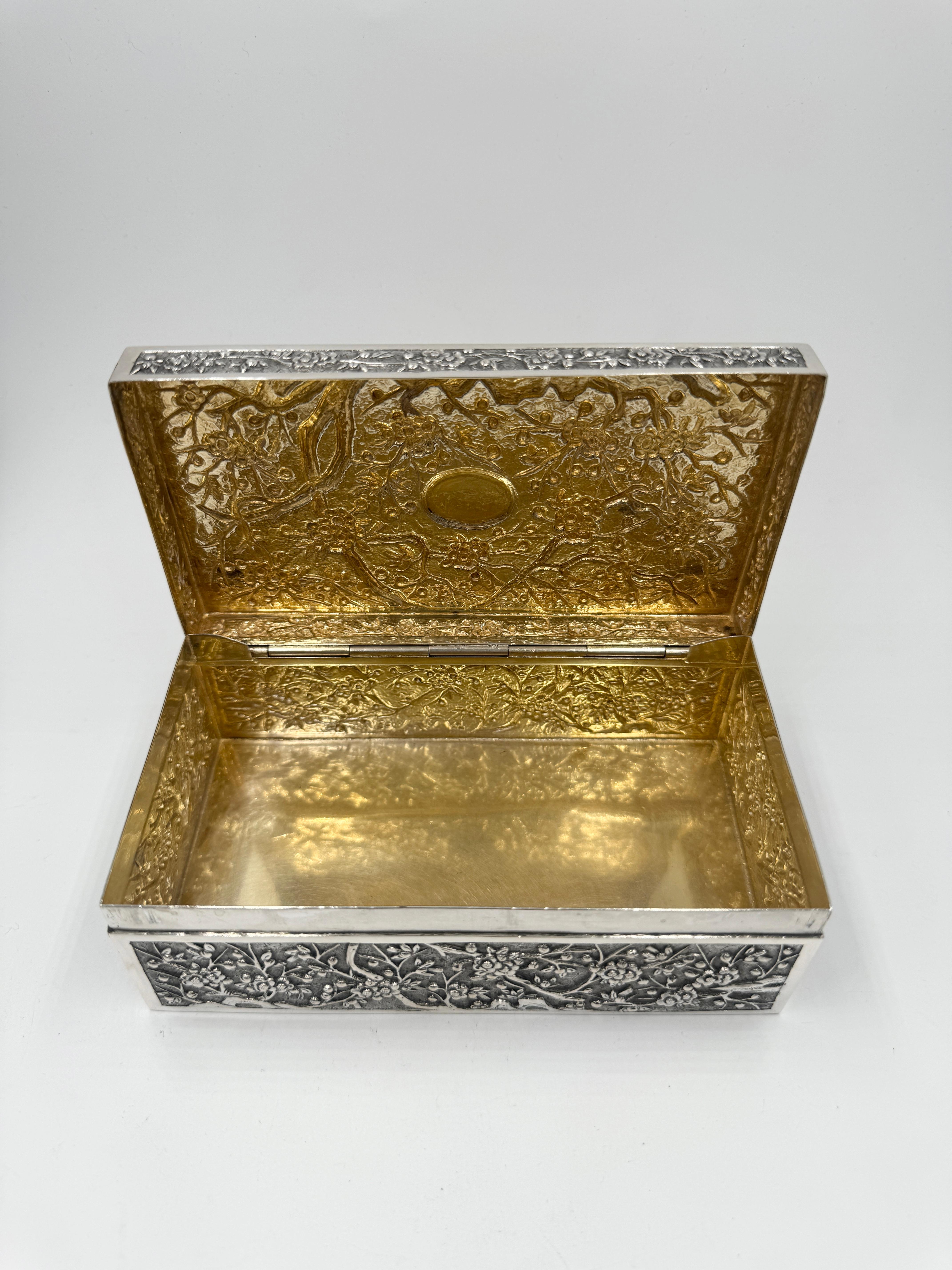 Chinese Export Silver Box For Sale 3
