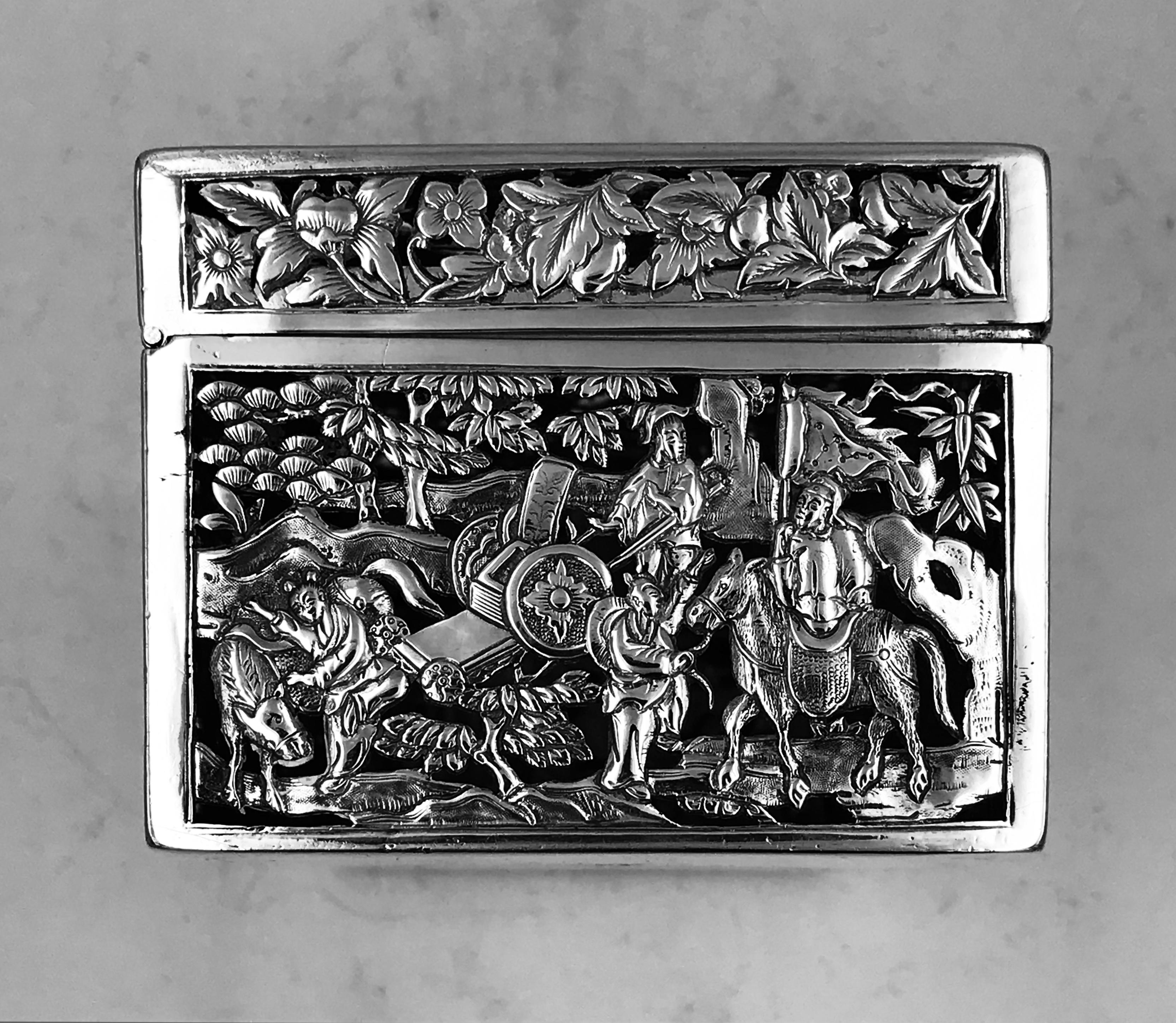 Chinese Export Silver Box 3