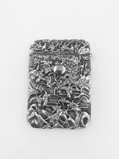 Porte-cartes d'exportation chinoise en argent