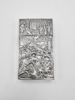 Chinese Export Silver Card Case