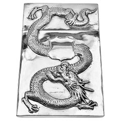 Porte-cartes d'exportation chinoise en argent