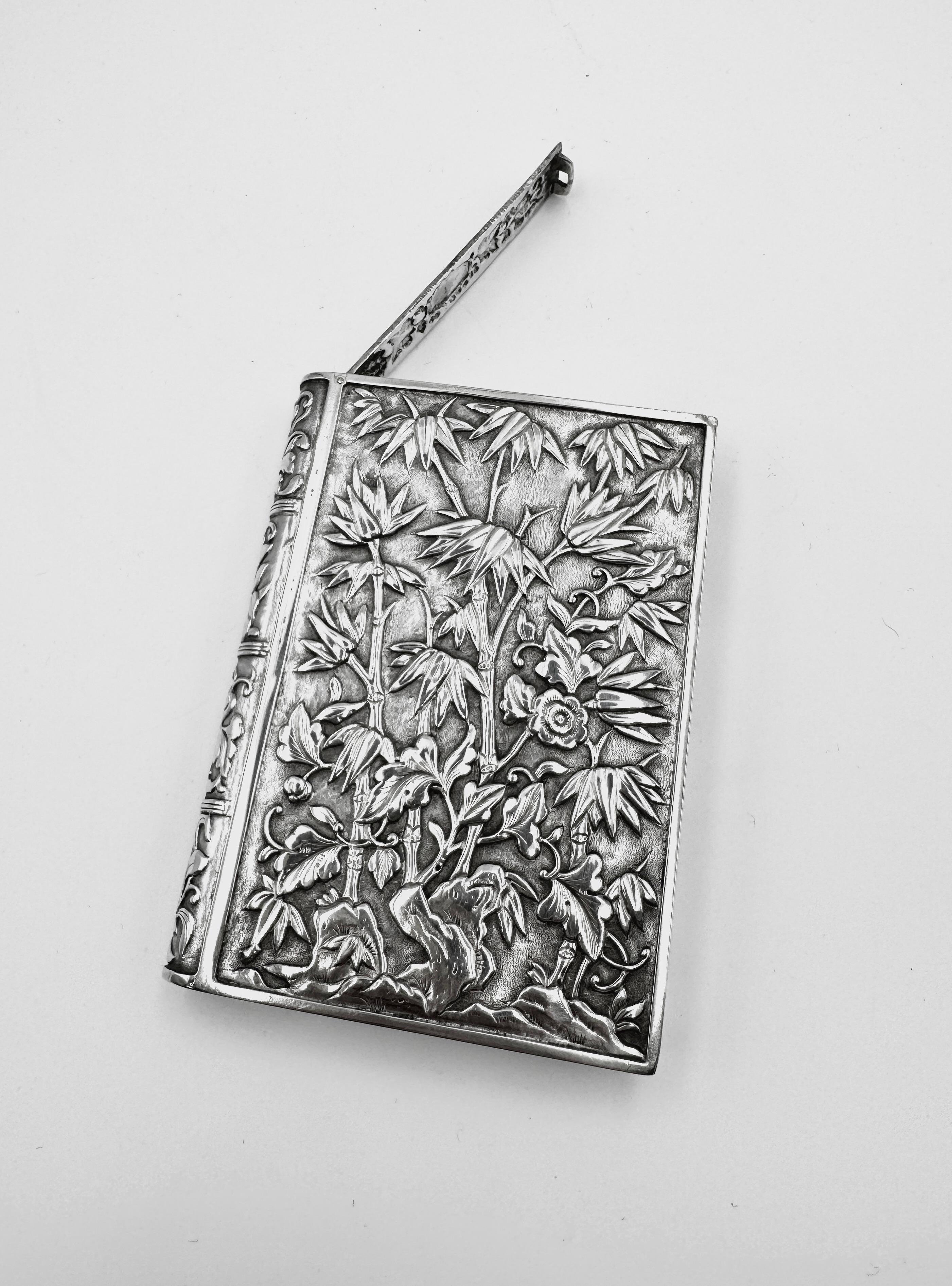 Chinese Export Silver Card Case en Bueno estado para la venta en London, GB