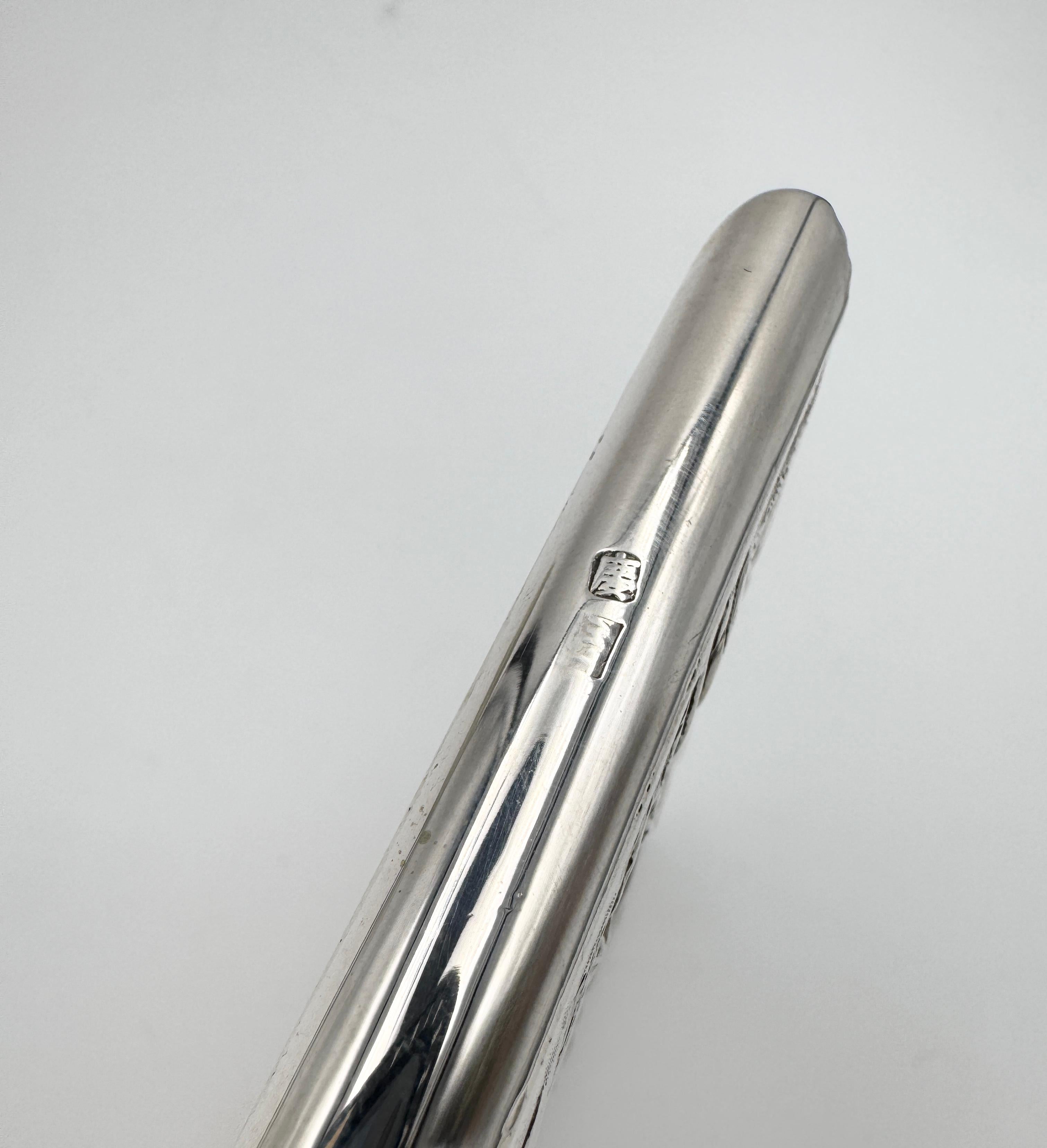 Chinese Export Silver Card Case (Silber) im Angebot