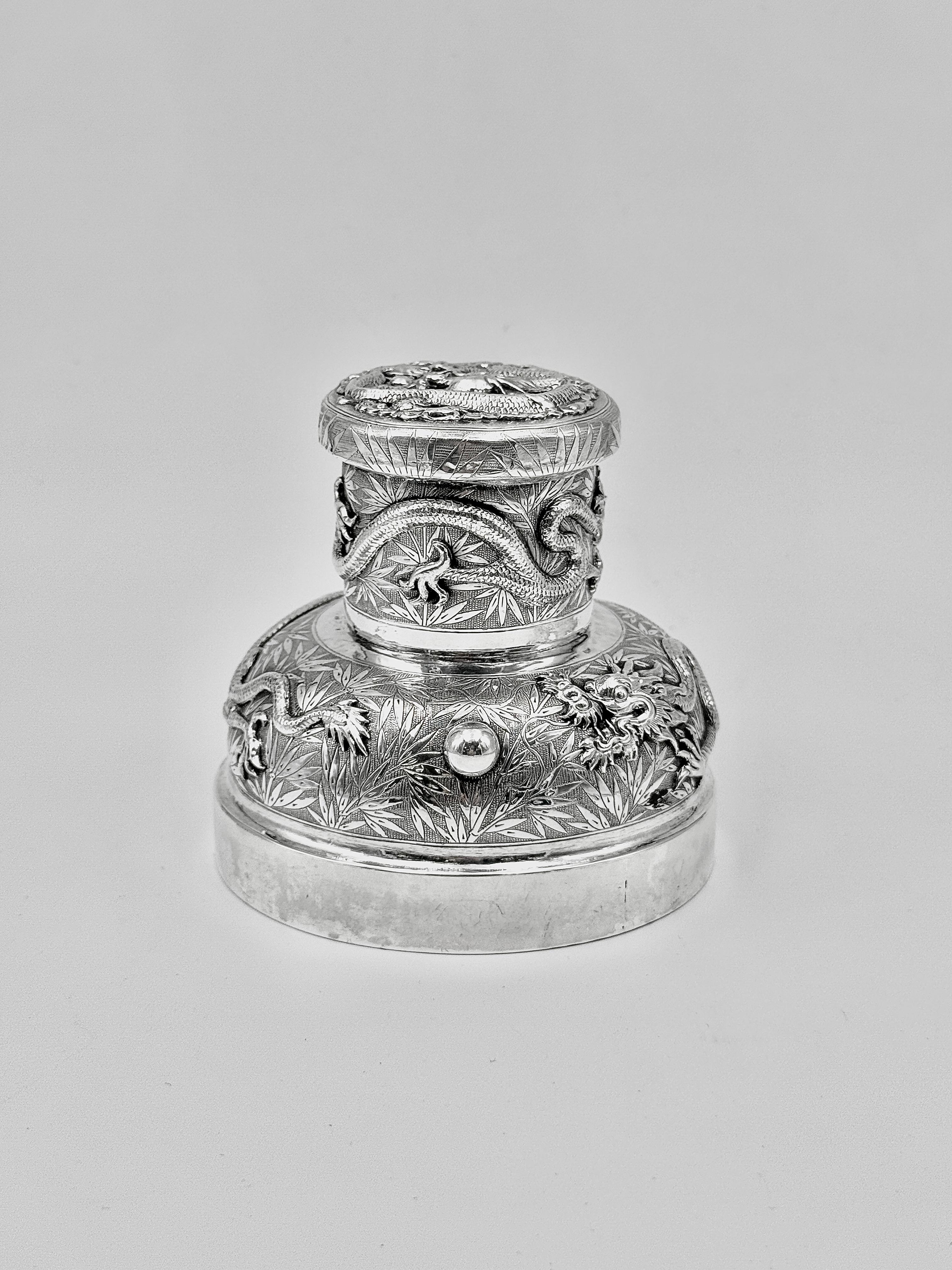 Coctelera china de plata de exportación en venta 4