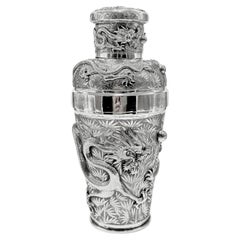 Shaker da cocktail in argento da esportazione cinese