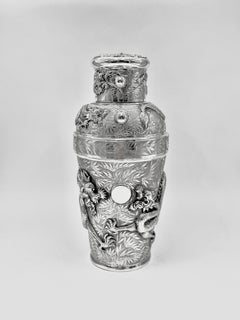 Shaker da cocktail in argento da esportazione cinese