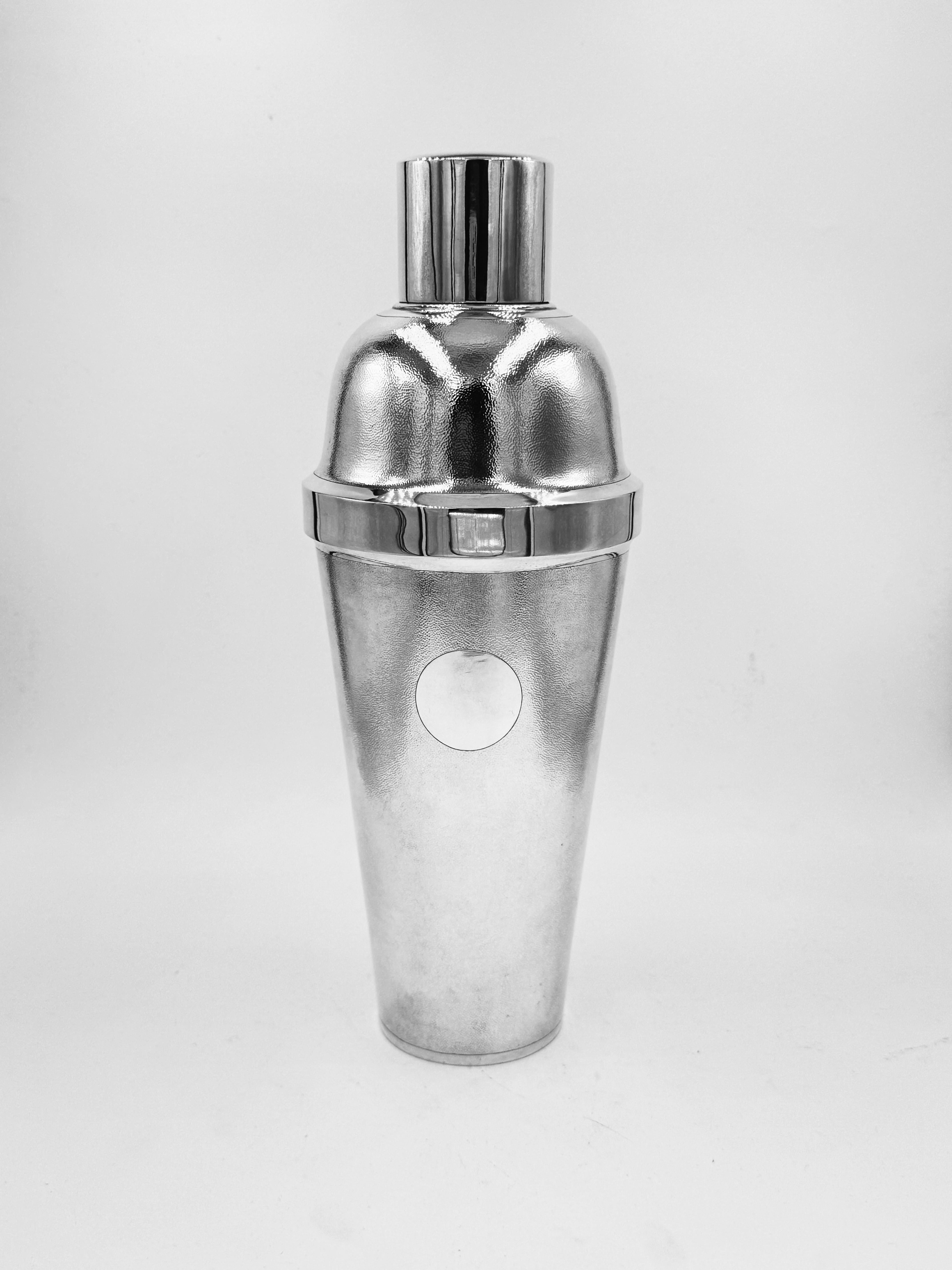 Esportazione cinese Shaker da cocktail cinese in argento in vendita