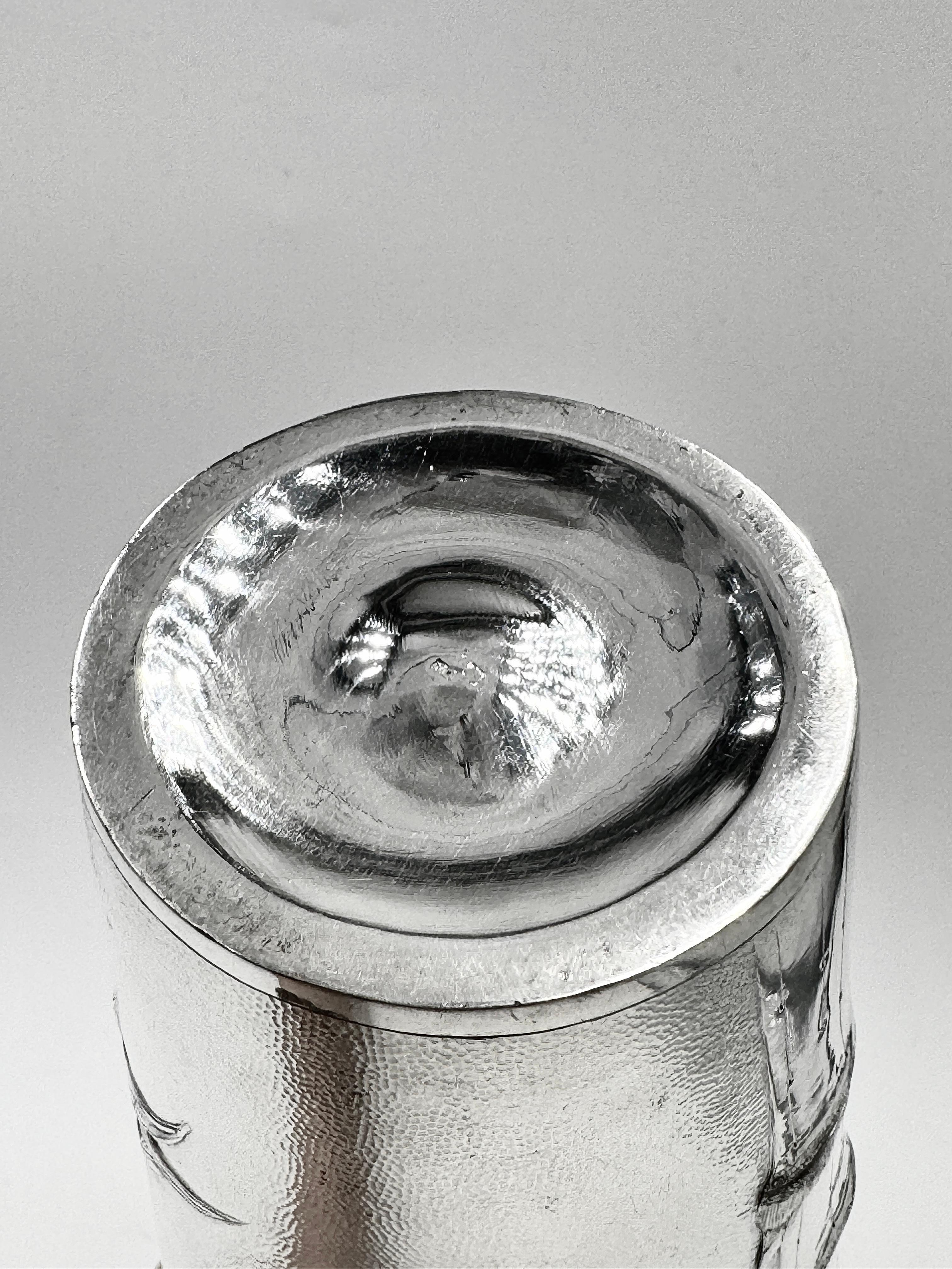 Coctelera china de plata de exportación Silver en venta