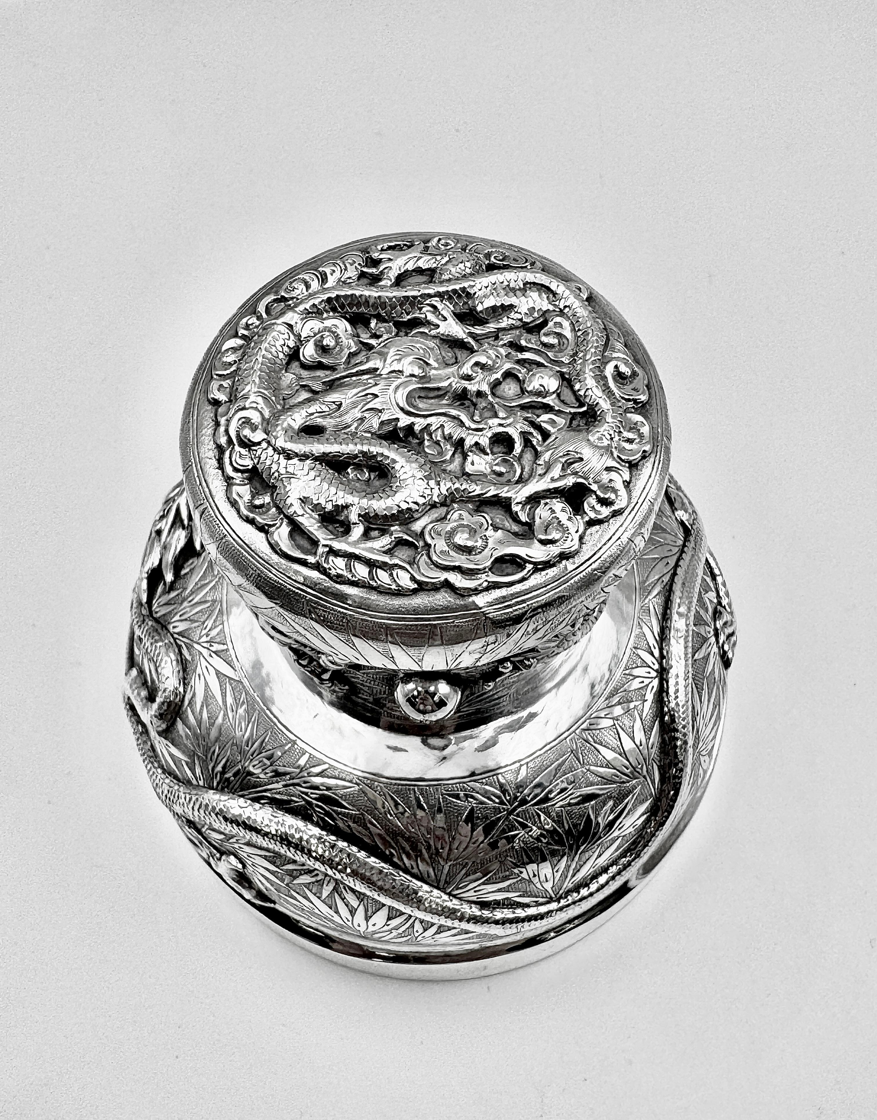 Coctelera china de plata de exportación Silver en venta