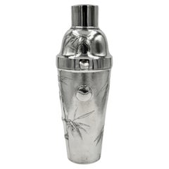 Chinesischer Cocktailshaker aus Silber im Exportstil