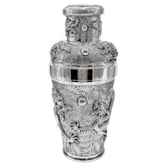 Coctelera china de plata de exportación