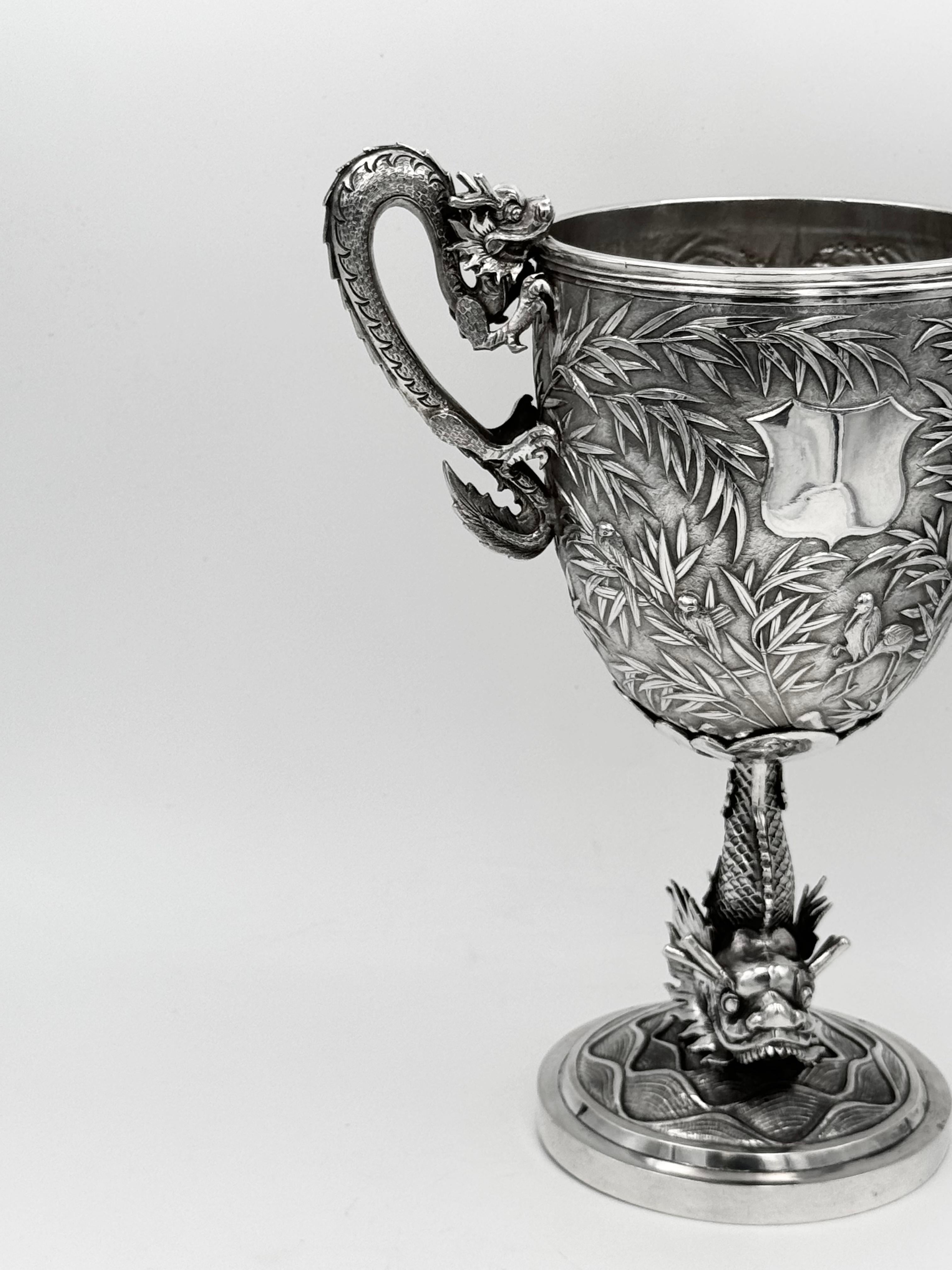 Chinese Export Silver Cup For Sale 2