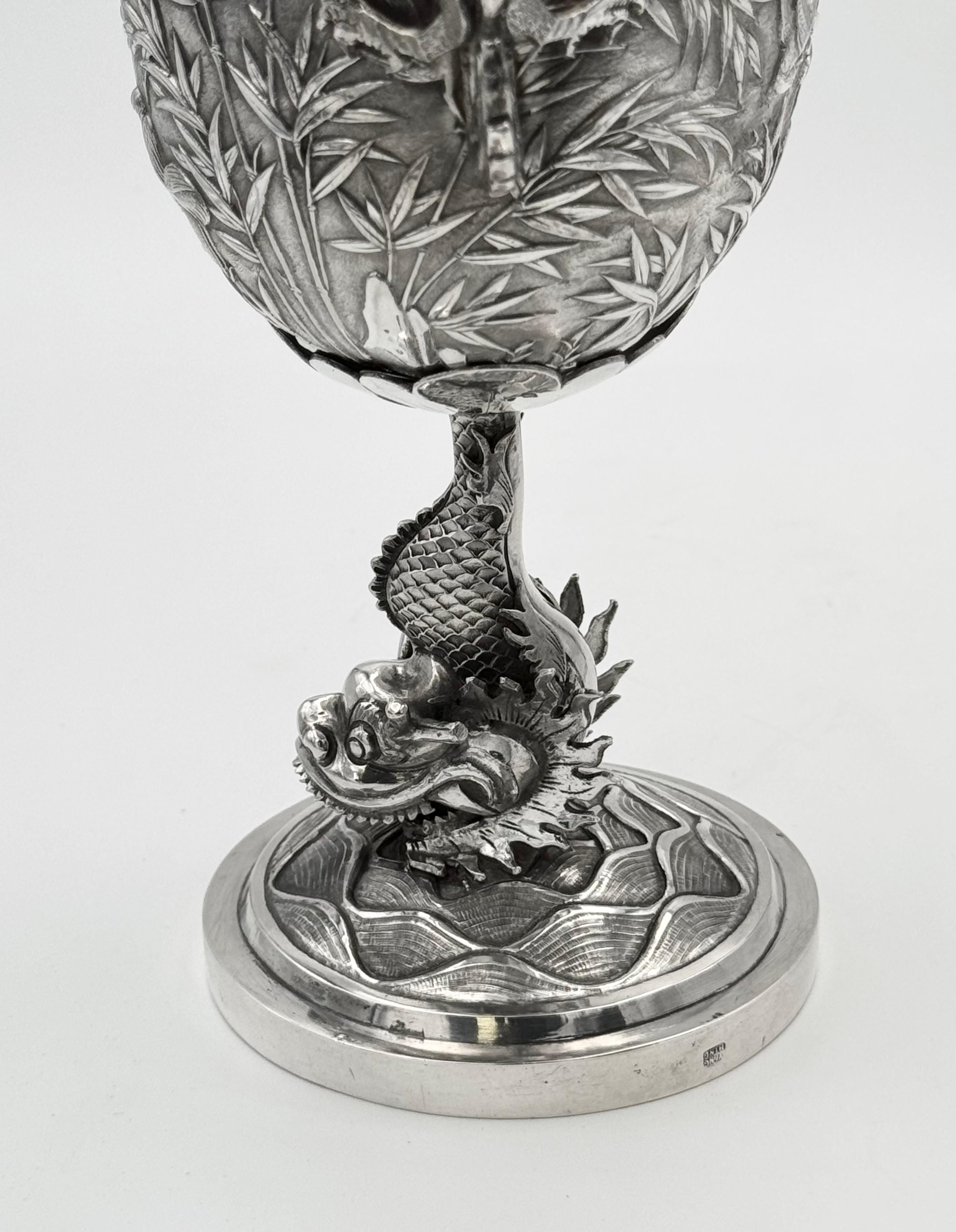 Chinese Export Silver Cup 5