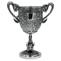 Antique Chinese Export Silver Cup