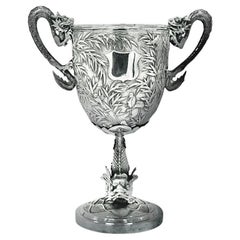 Taza de plata de exportación china