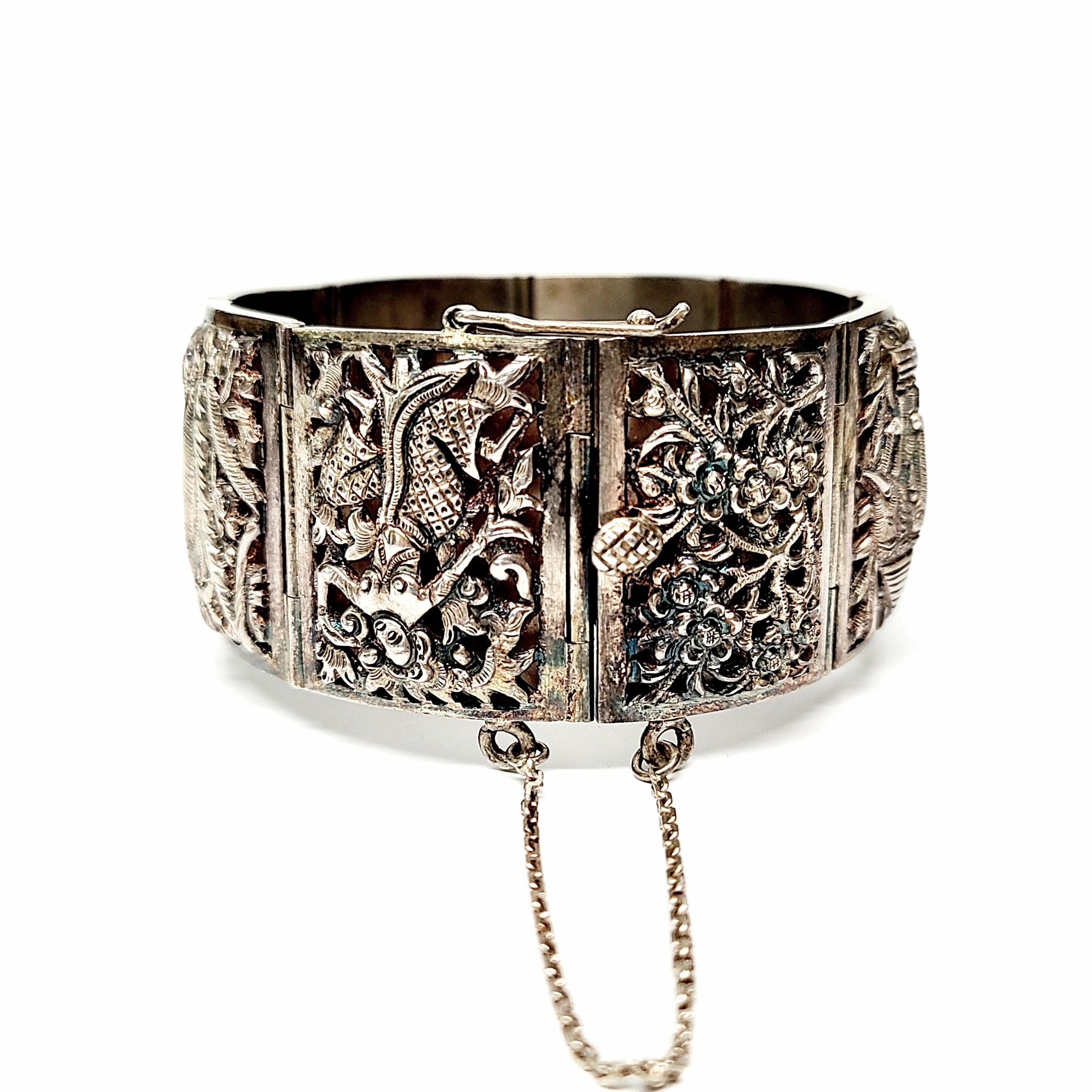 chinese silver bracelet
