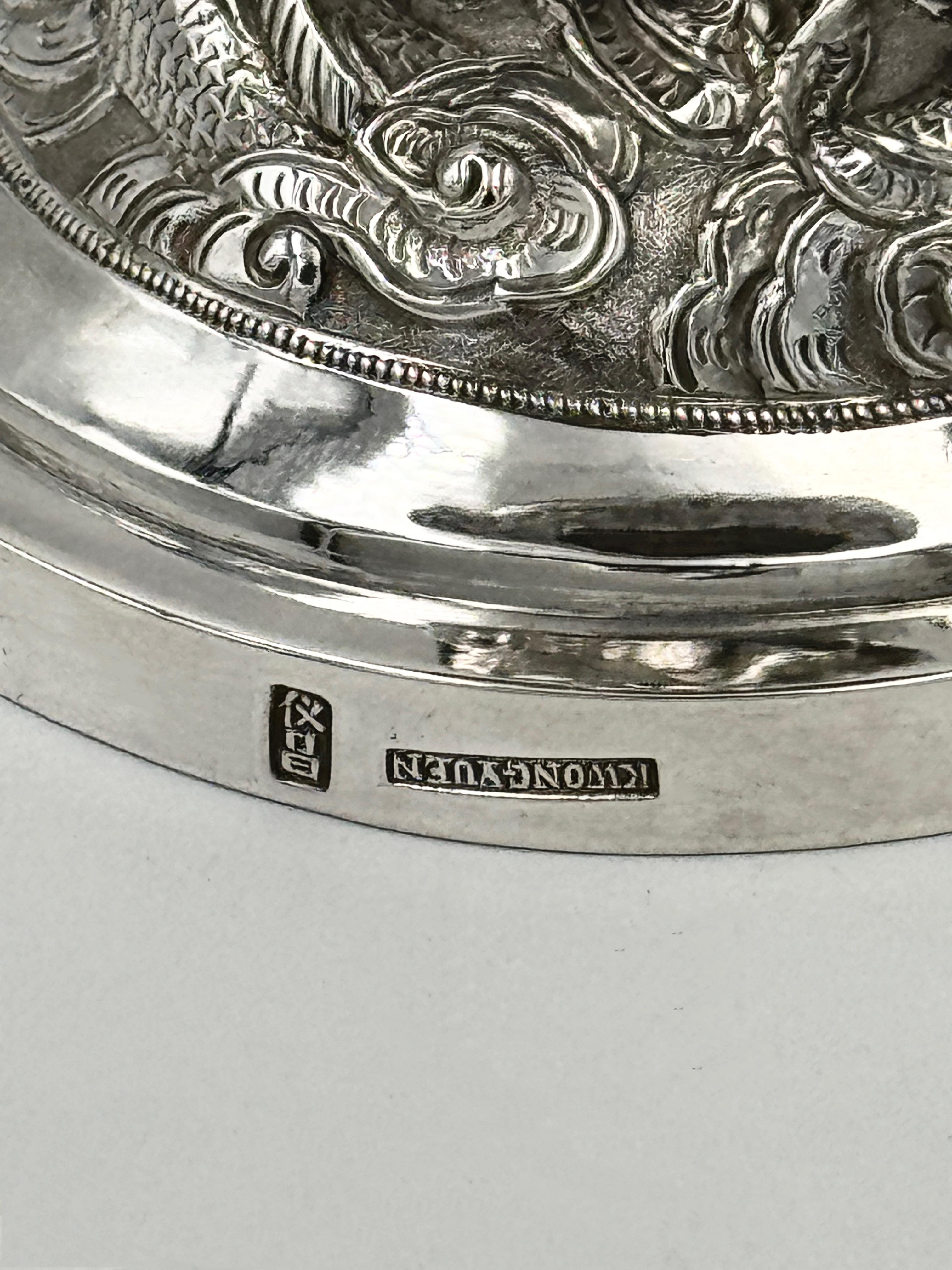 Chinese Export Silver Goblet For Sale 6