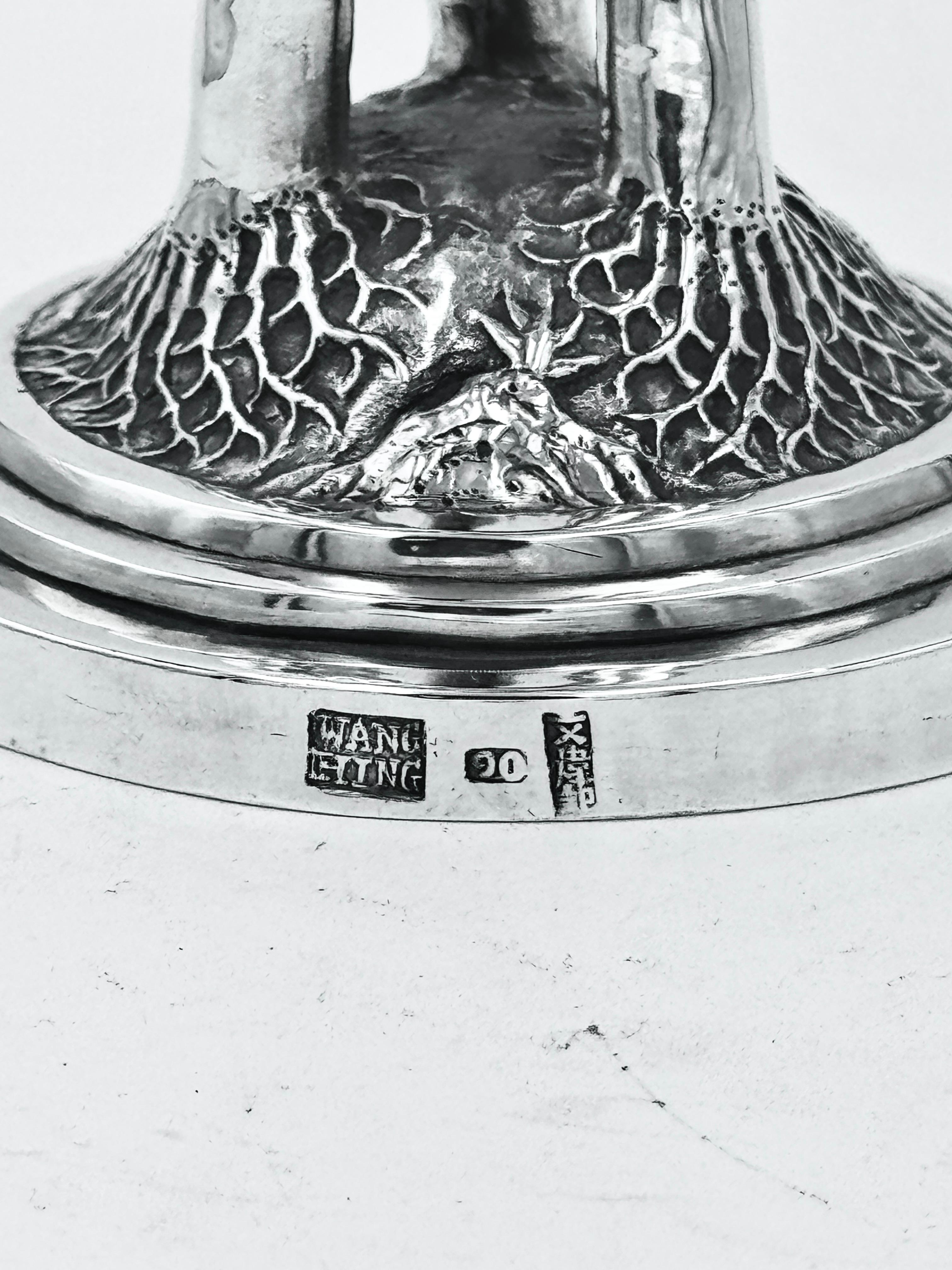 Copa china de plata de exportación en venta 3