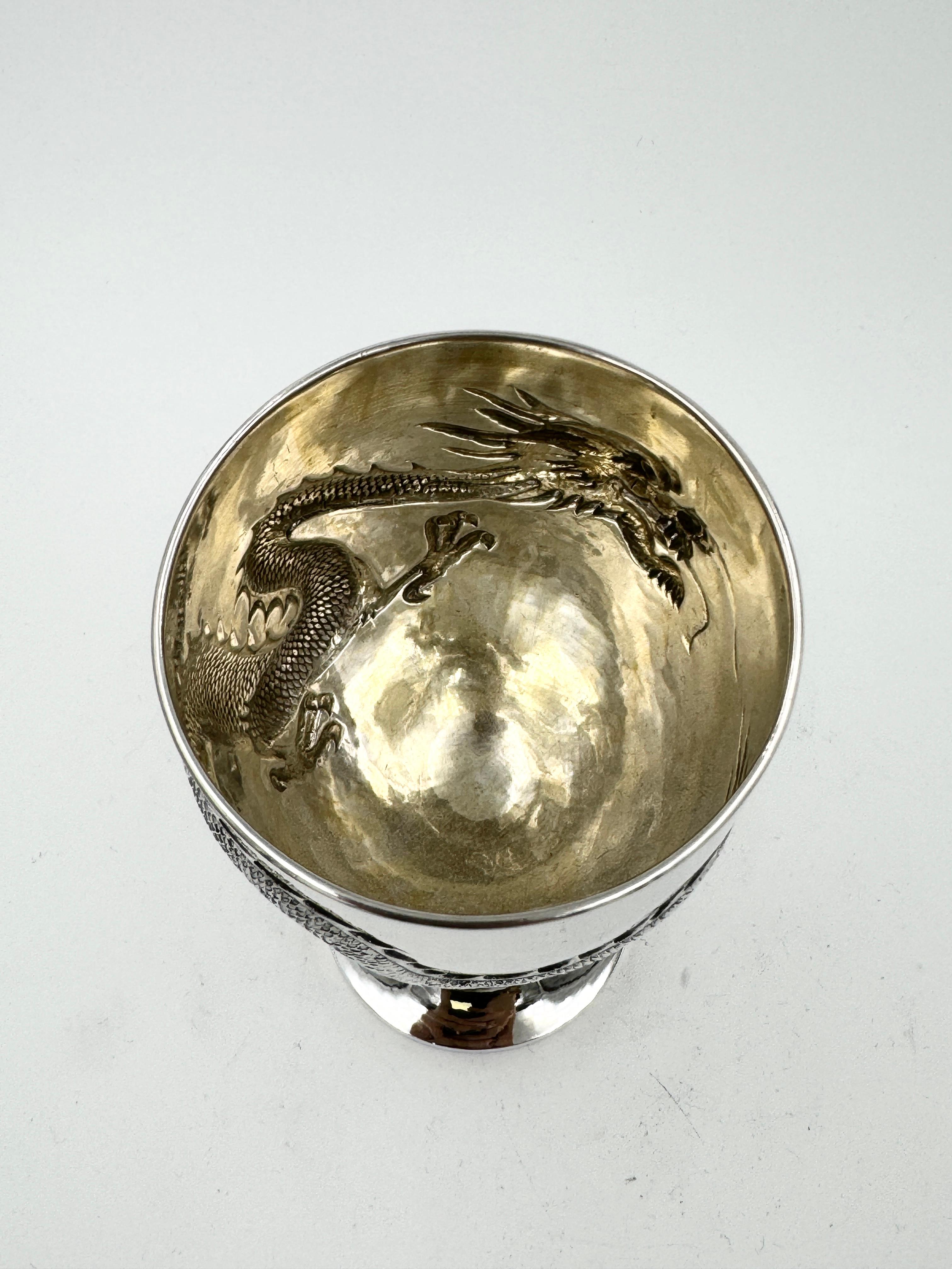Copa china de plata de exportación en venta 4