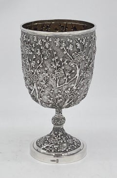 Goblet en argent d'exportation chinoise