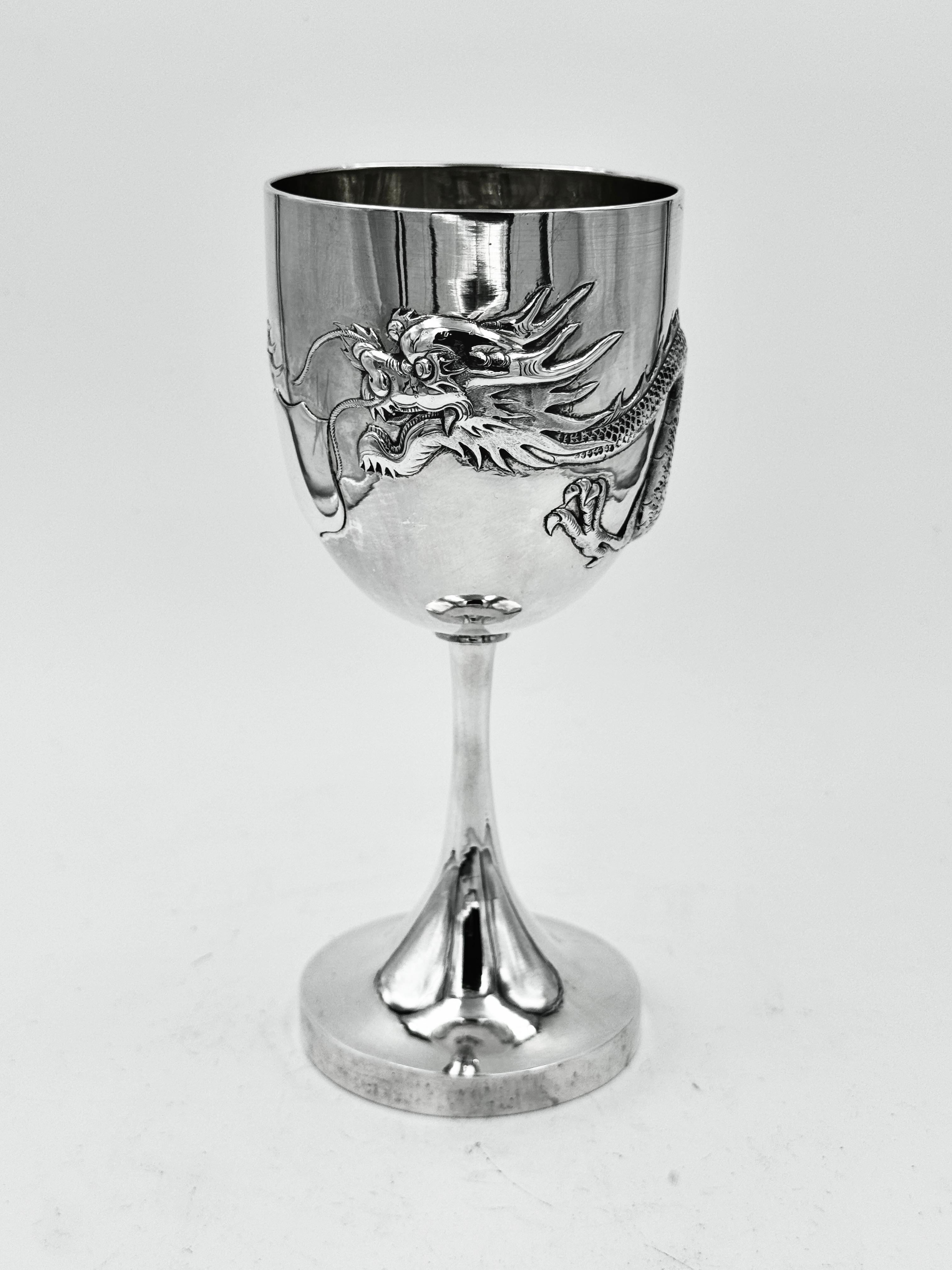 Copa china de plata de exportación Chino en venta