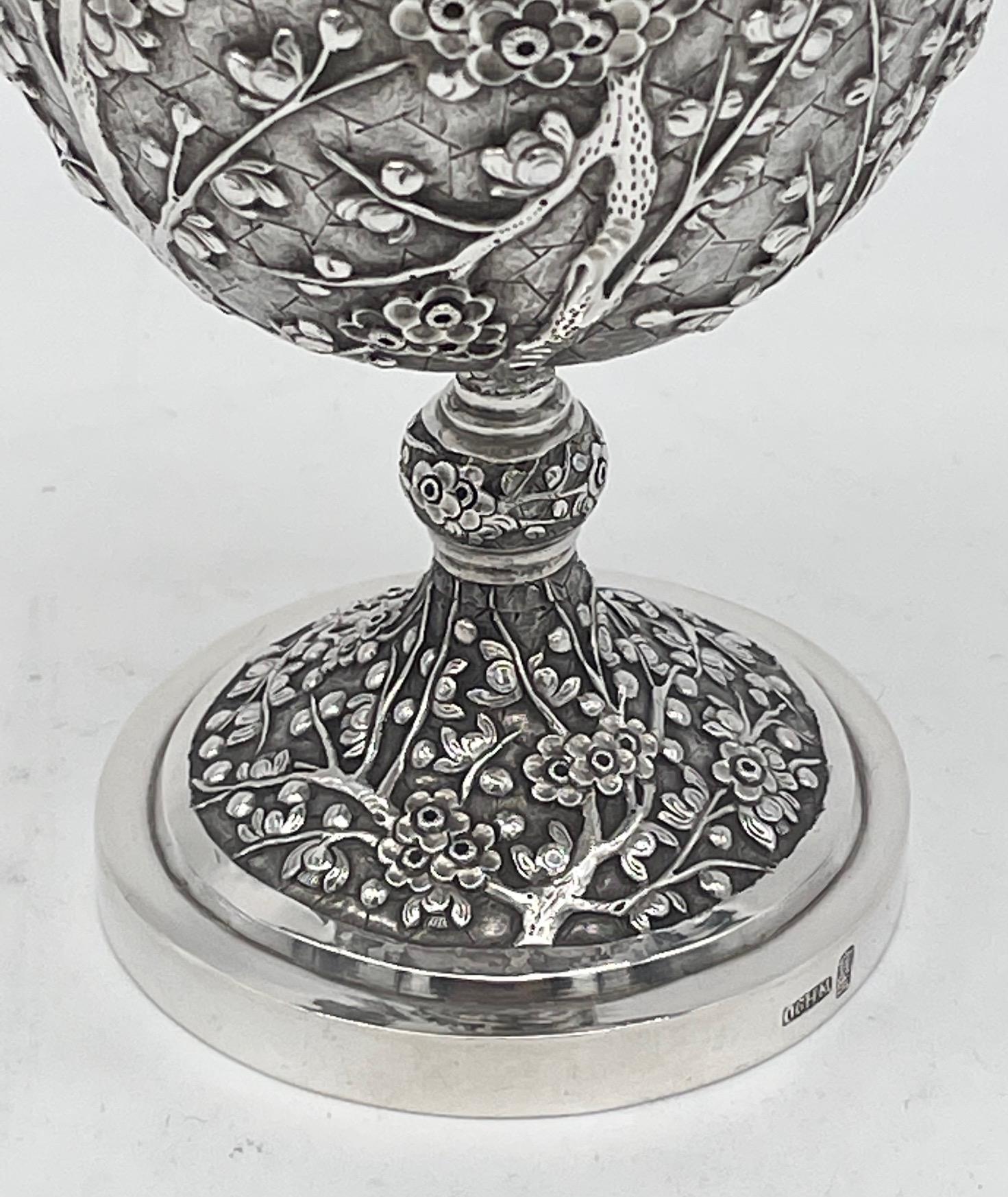 Chinese Export Silver Goblet For Sale 1