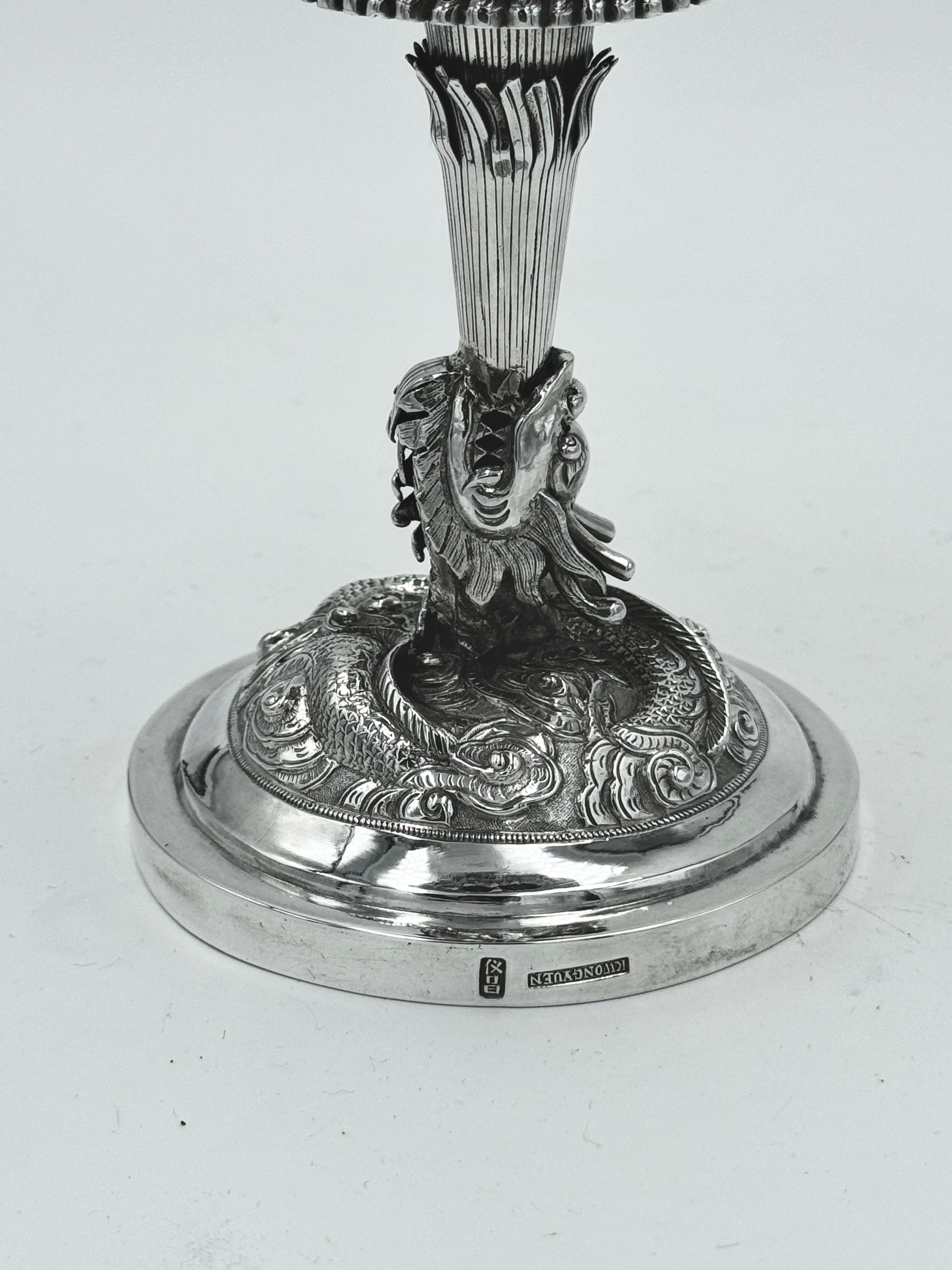 Chinese Export Silver Goblet For Sale 5