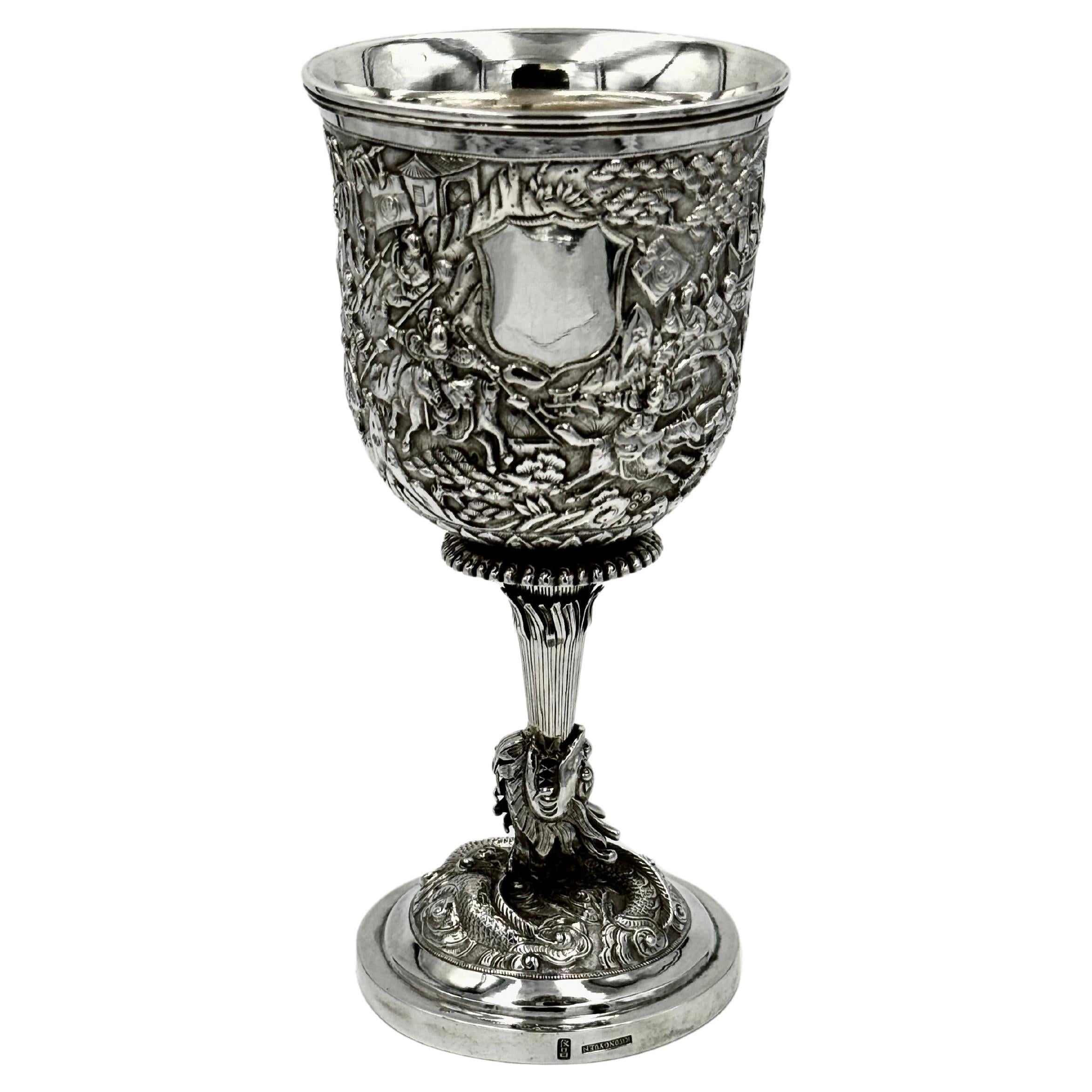 Copa china de plata de exportación
