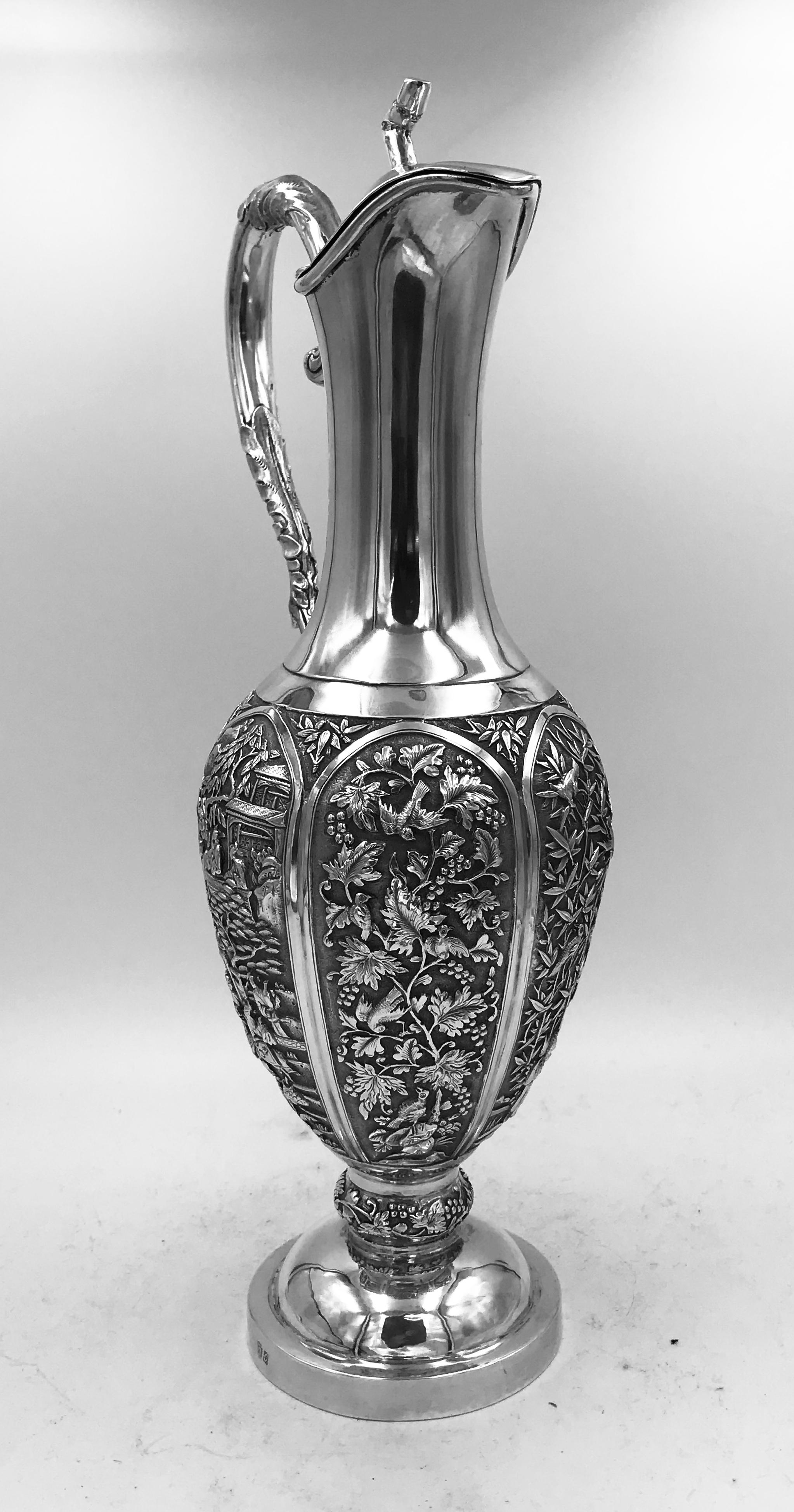 Chinese Export Silver Jug In Good Condition In London, GB
