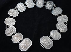 Chinese Export Silver Ladies Belt, circa 1900s