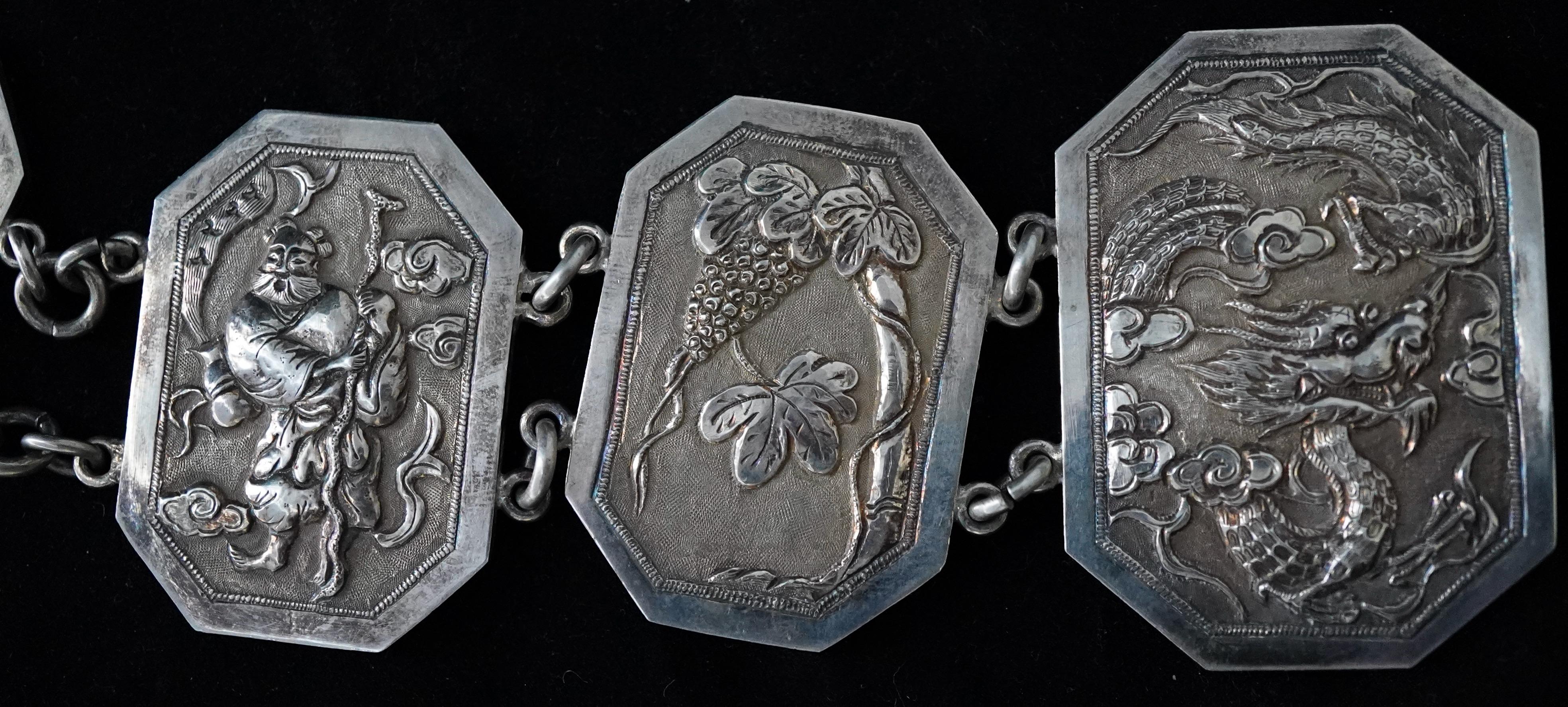 Other Chinese Export Silver Ladies Belt, circa 1900s