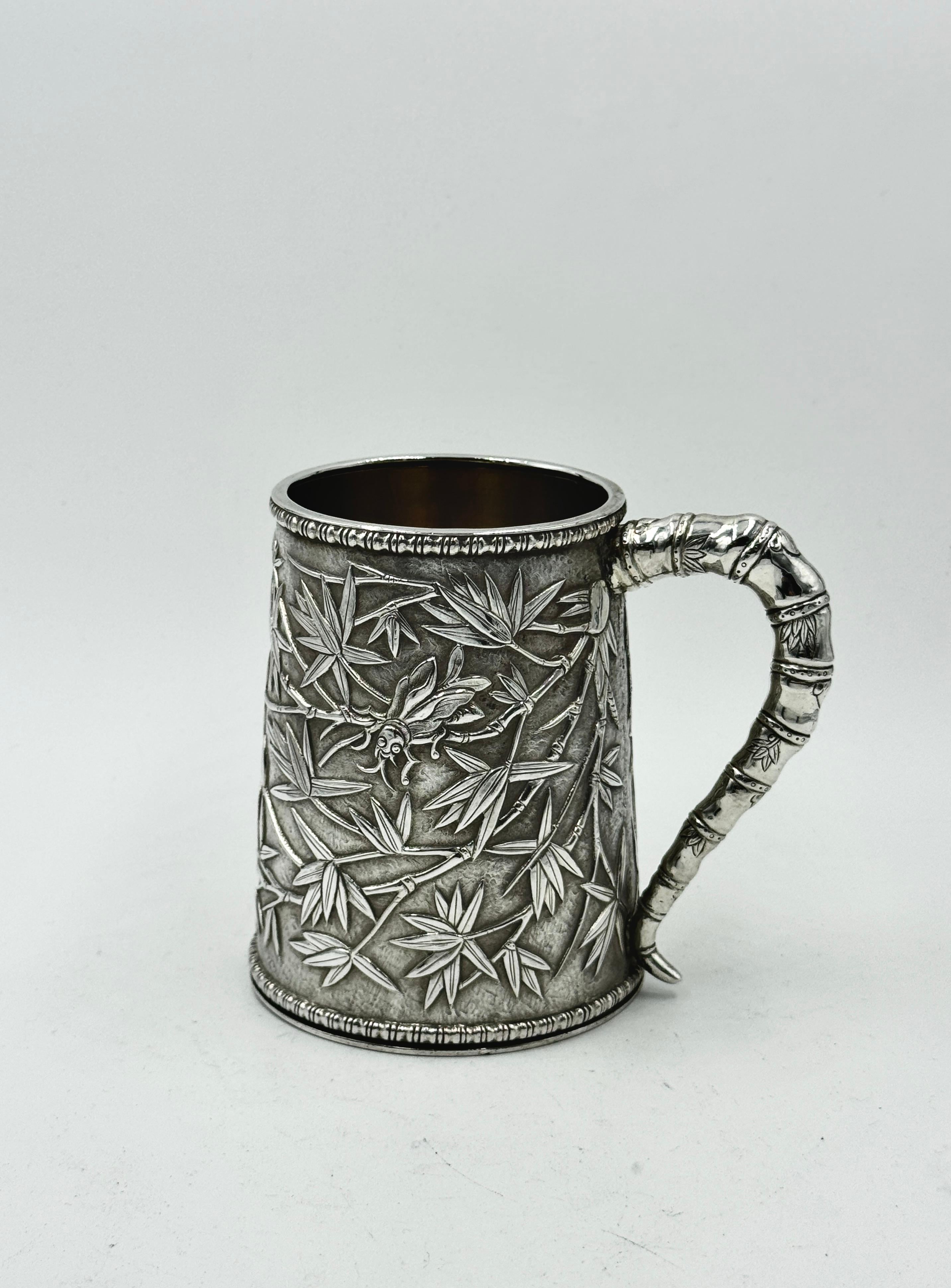 Taza china de plata de exportación Chino en venta