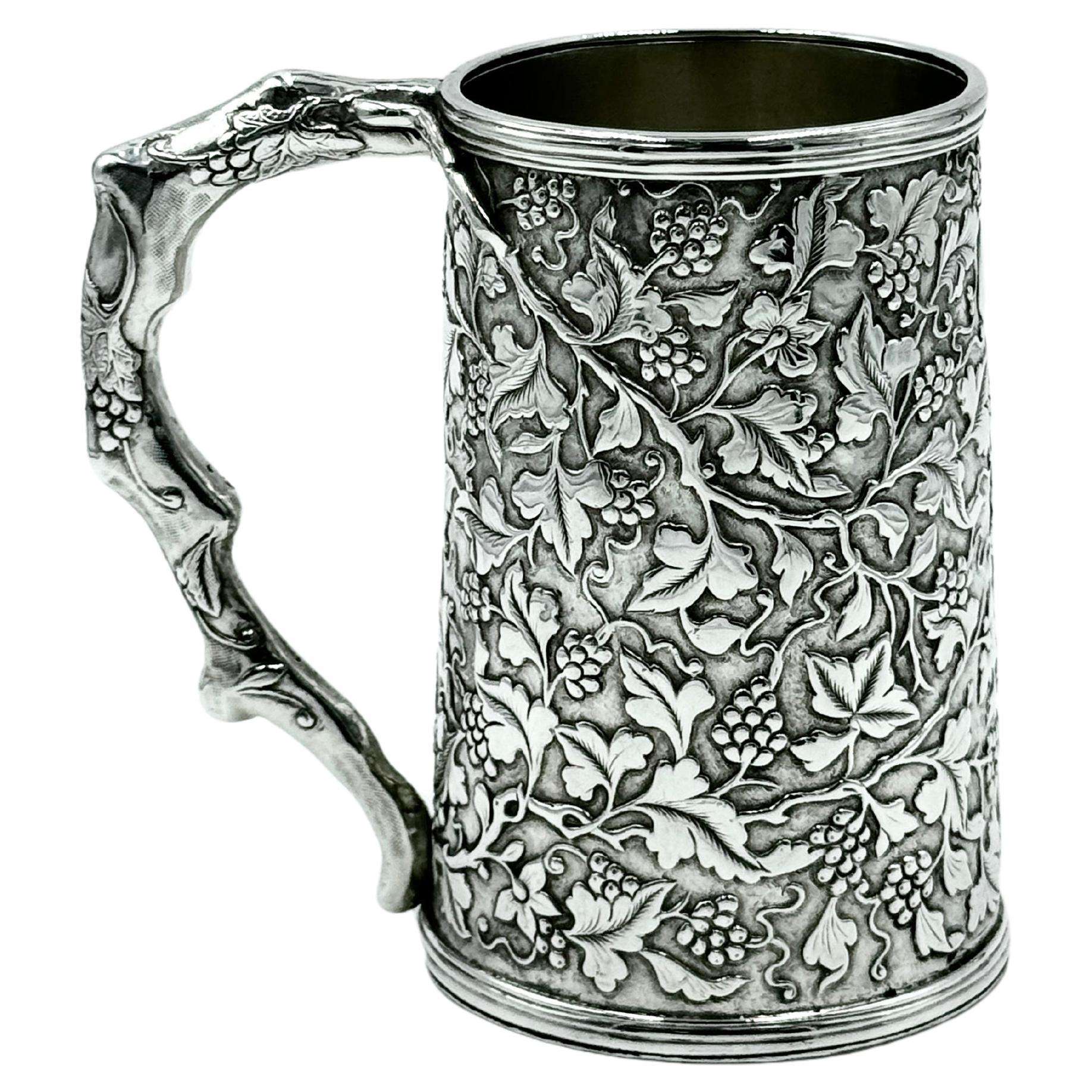 Taza china de plata de exportación