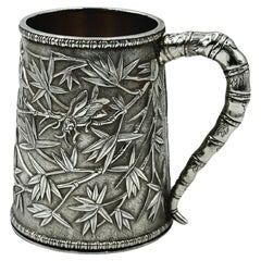 Chinese Export Silver Mug