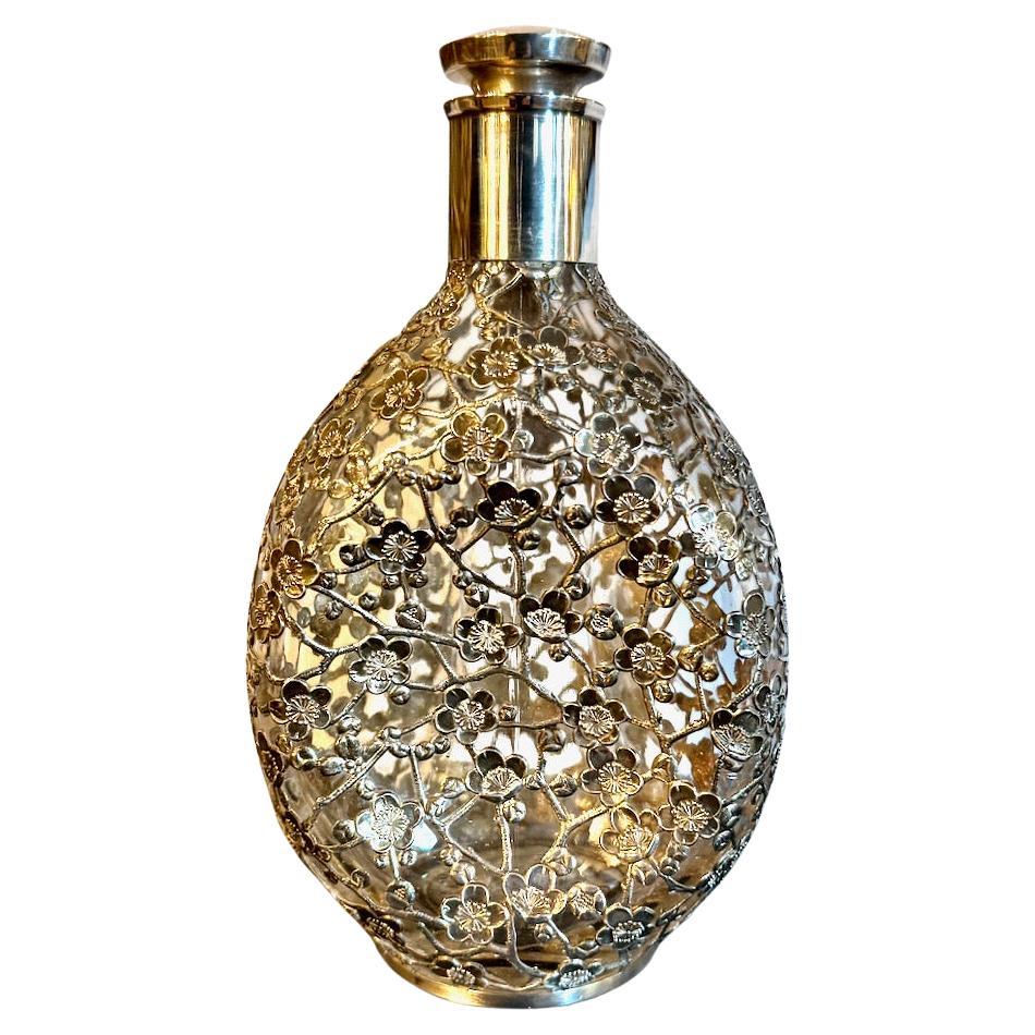 Chinesisch Export Silber Overlay Dekanter