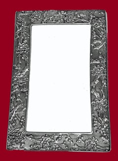 Chinese Export Silver Photograph Frame Wang Hing, C.1890