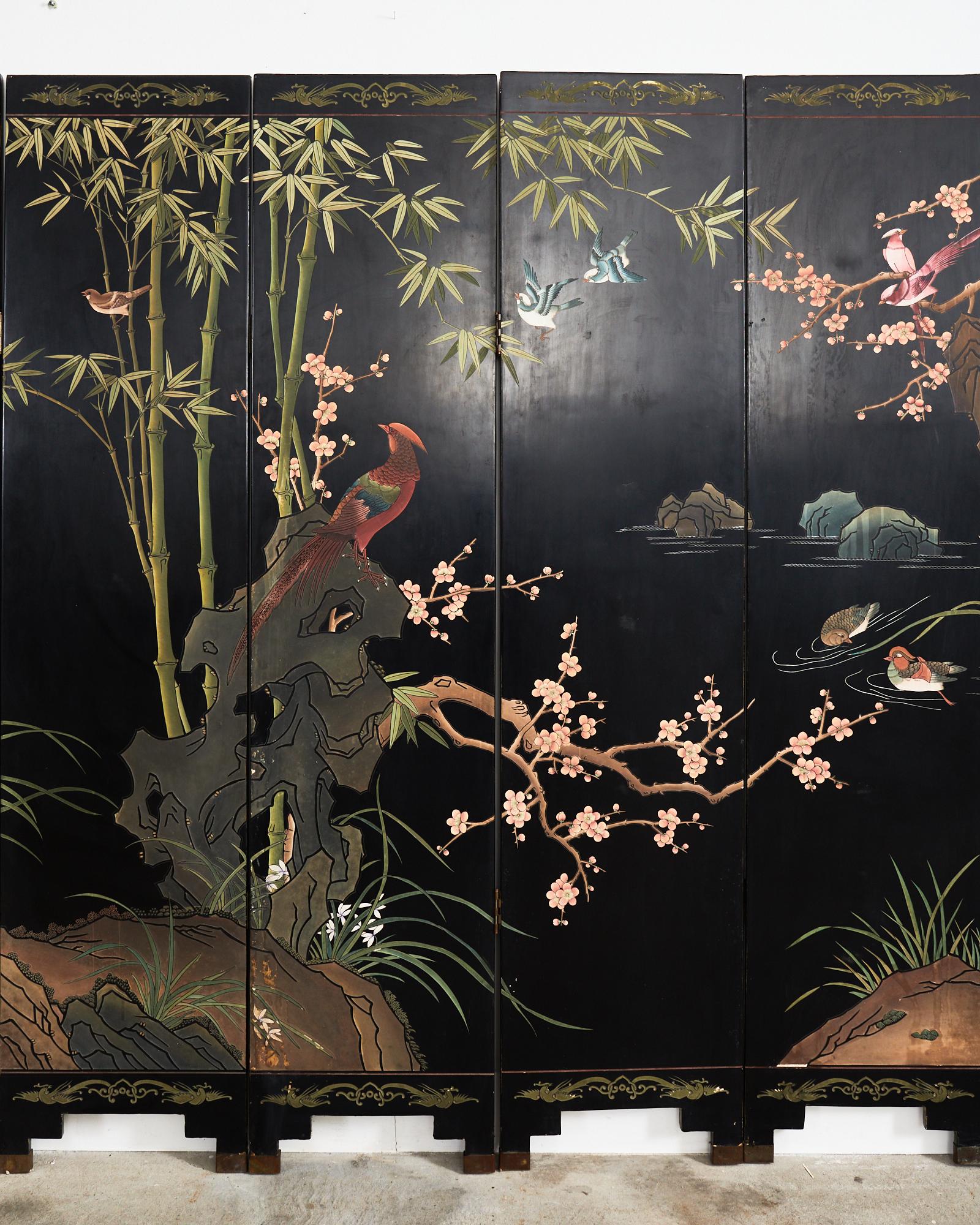 chinese screen painting