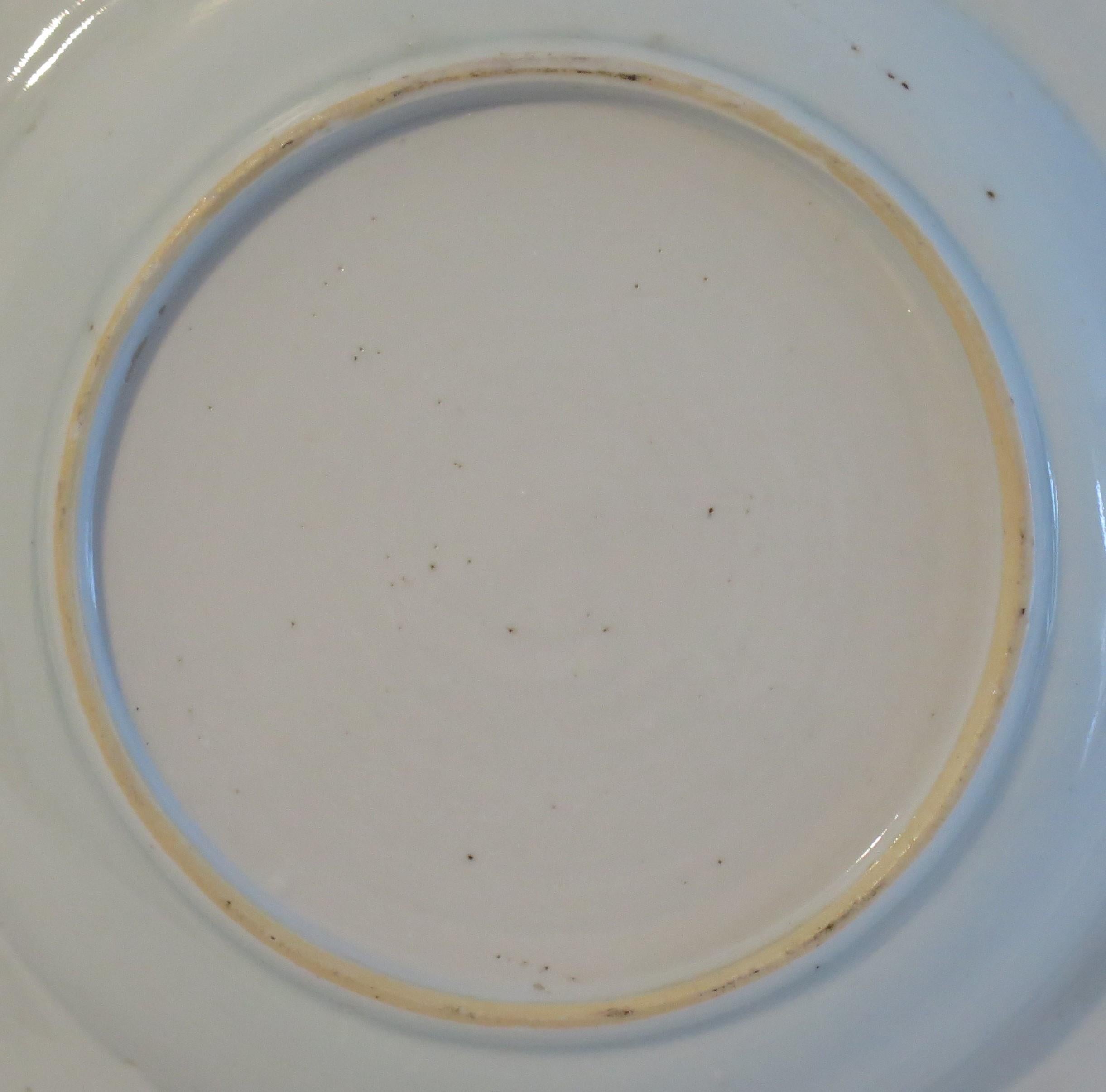 Chinese Export Soup or Deep Plate Canton Blue & White Porcelain, Qing circa 1770 7