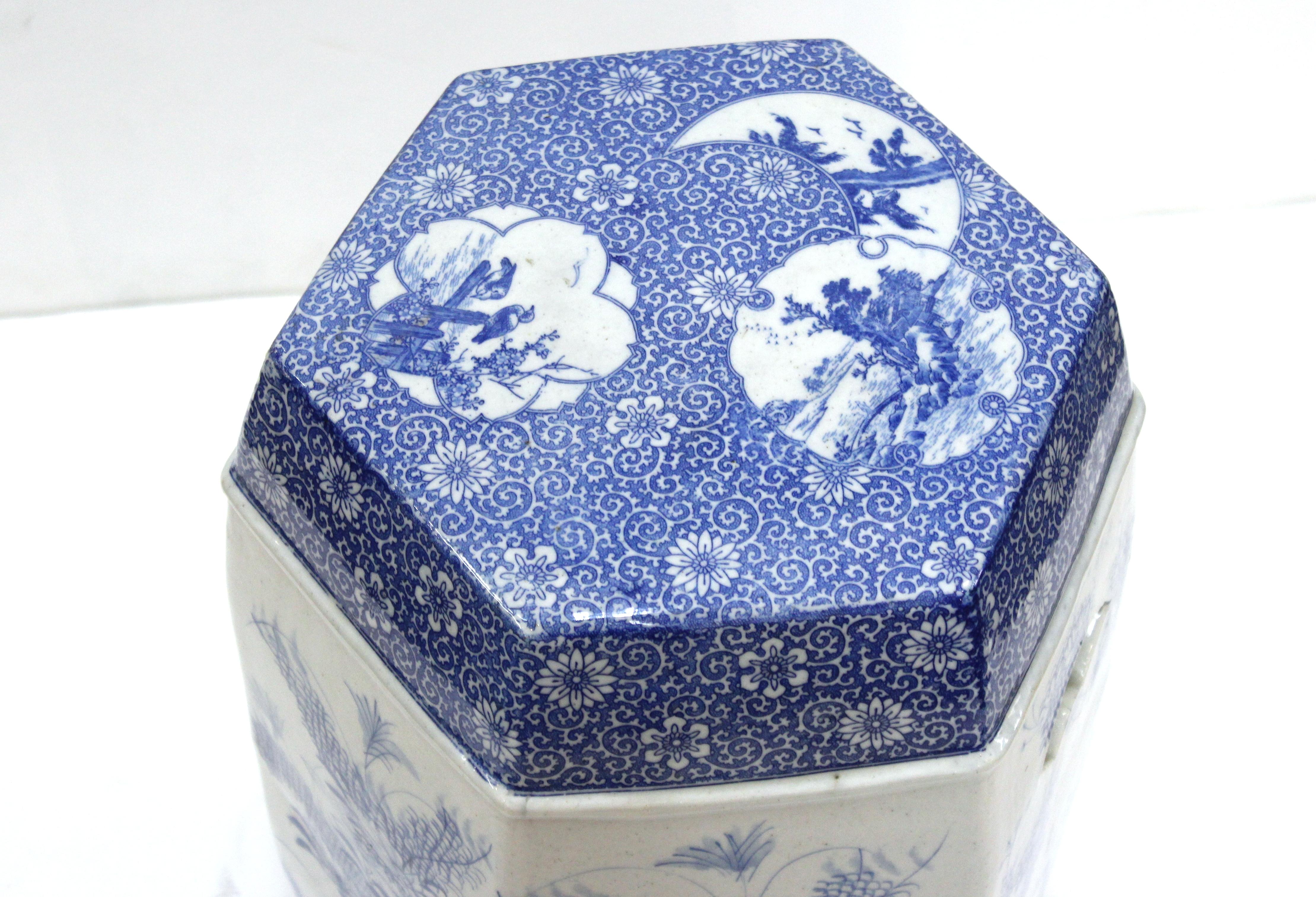 20th Century Chinese Export Style Ceramic Garden Stool