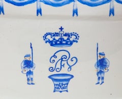 Chinese Export Style Porcelain Oval Basin