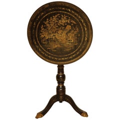 Antique Chinese Export Tilt Table
