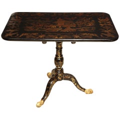 Chinese Export Tilt-Top Table