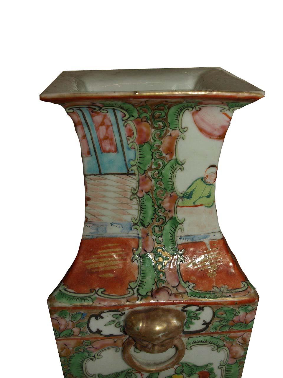 Chinese Famile Rose Vase 2