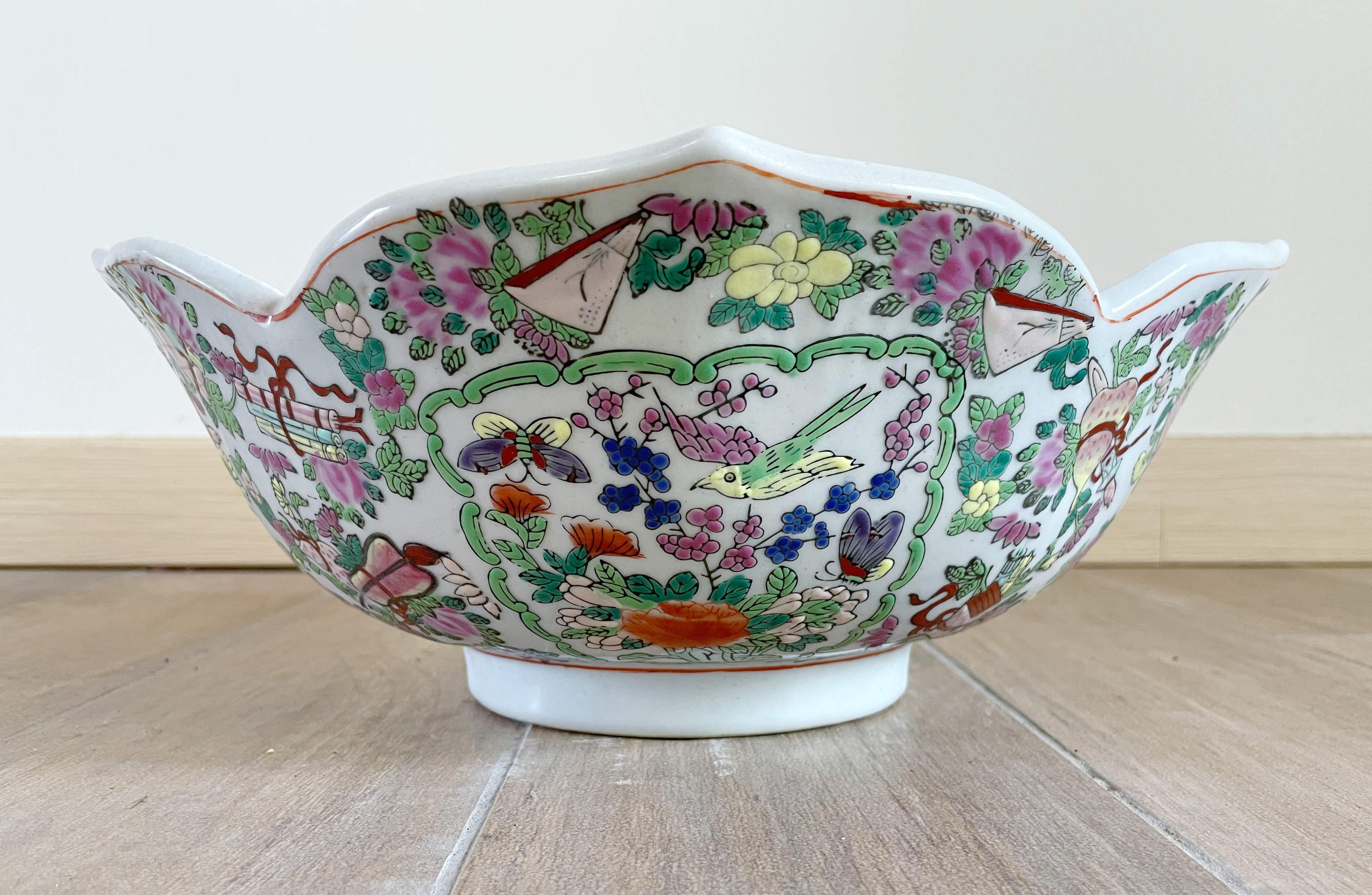 Chinesische Famille-Rose-Schale im Angebot 1