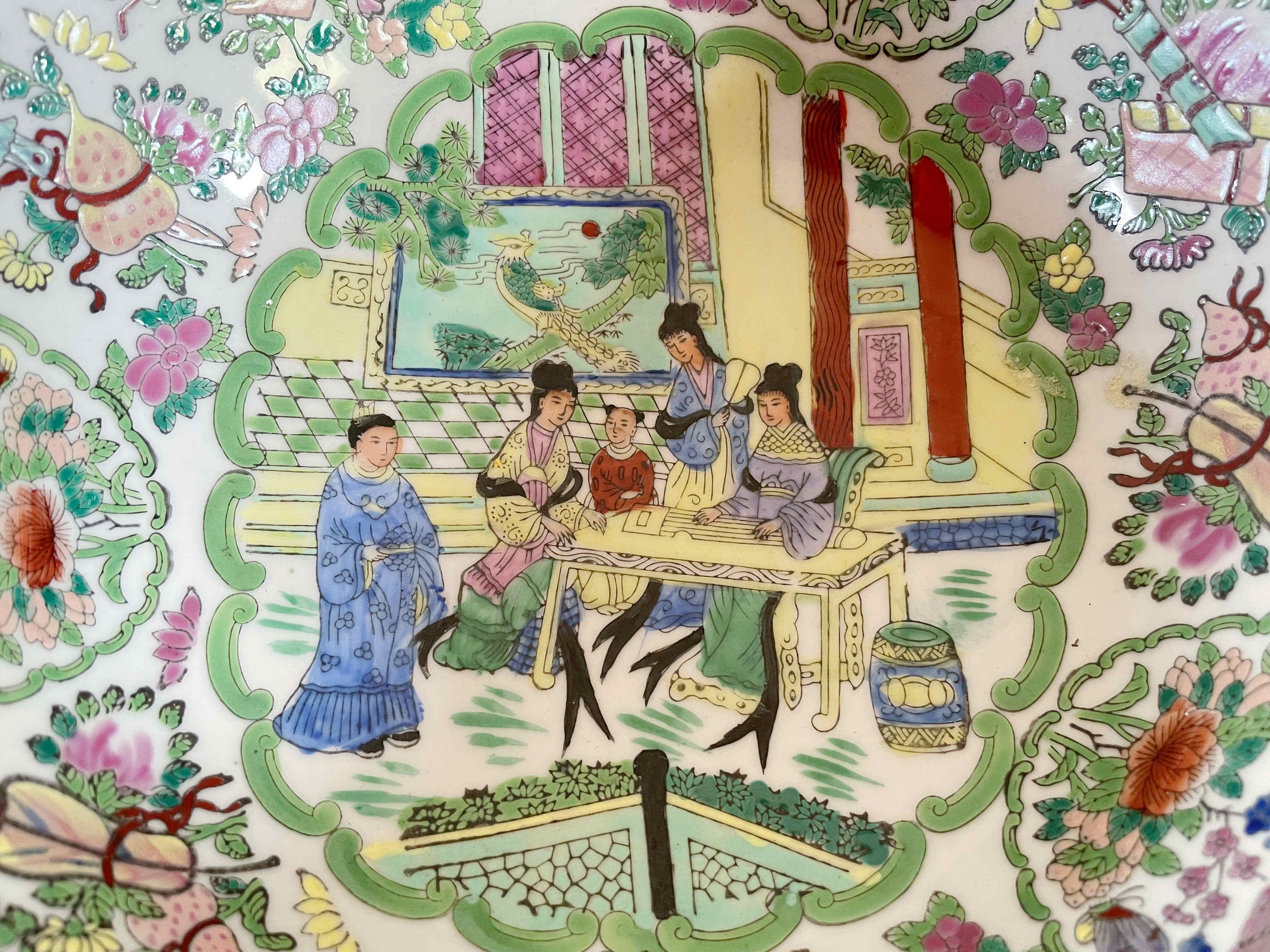 Chinesische Famille-Rose-Schale im Angebot 3