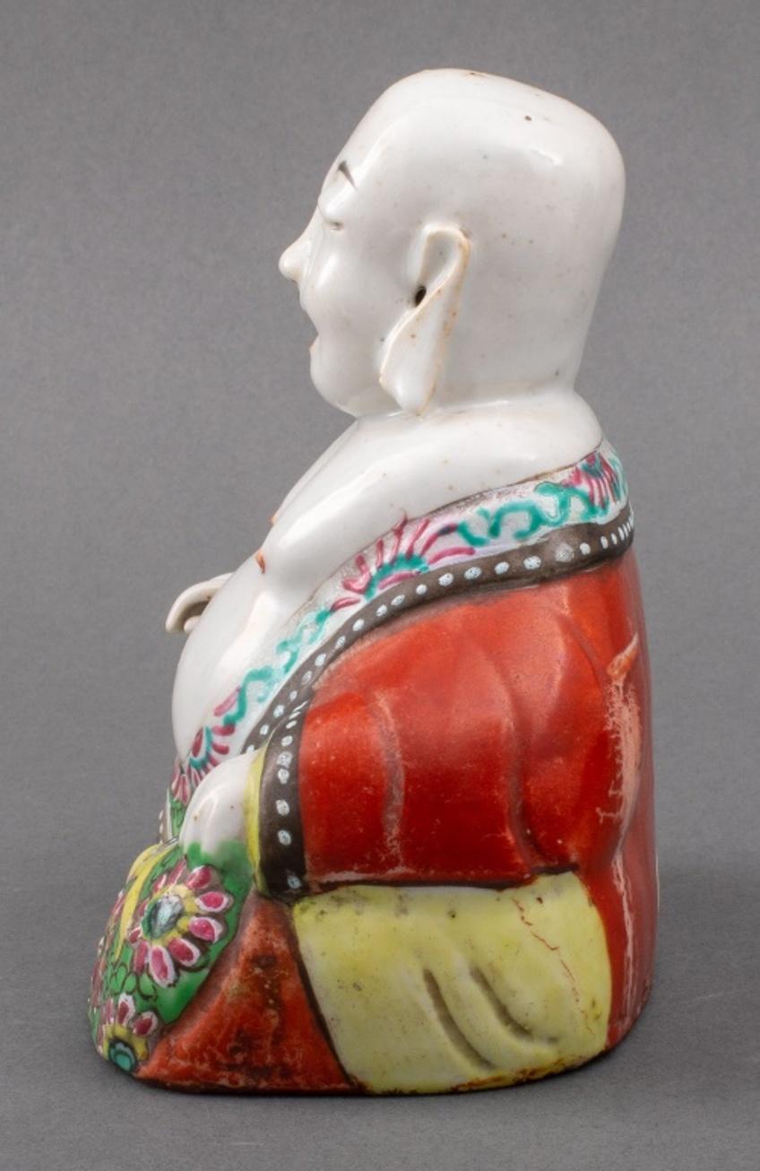Chinese Export Chinese Famille Rose Budai Figure Censer, 19th Century