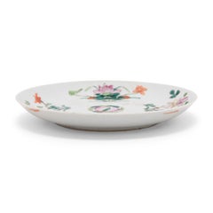 Chinese Famille Rose Four Seasons Plate, c. 1900