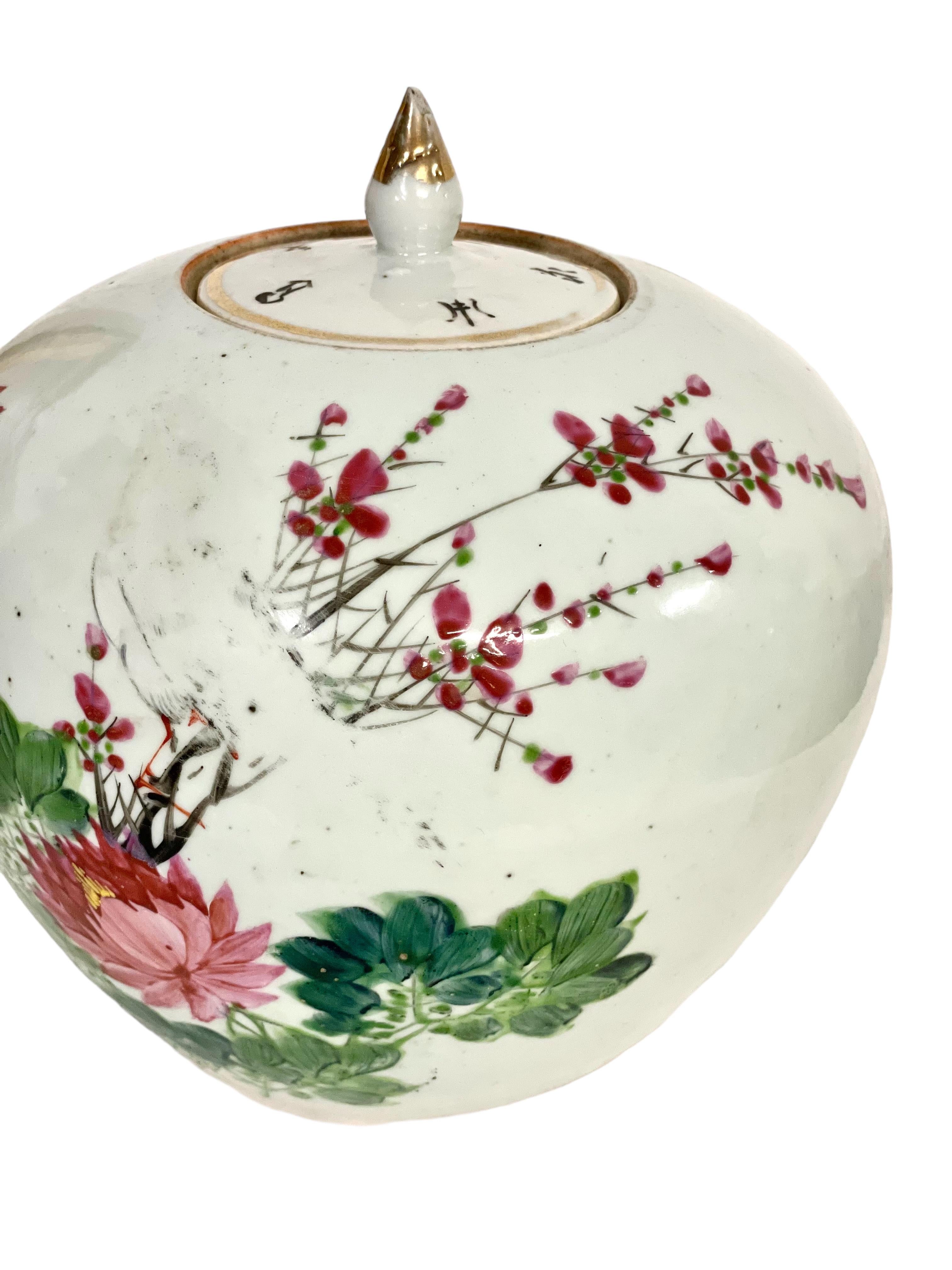Chinese Famille Rose Ginger Jar For Sale 5