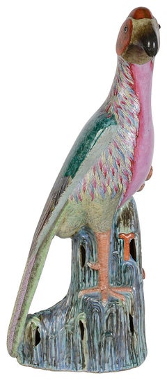 Chinese Famille Rose Pheasant, circa 1880, 56cm